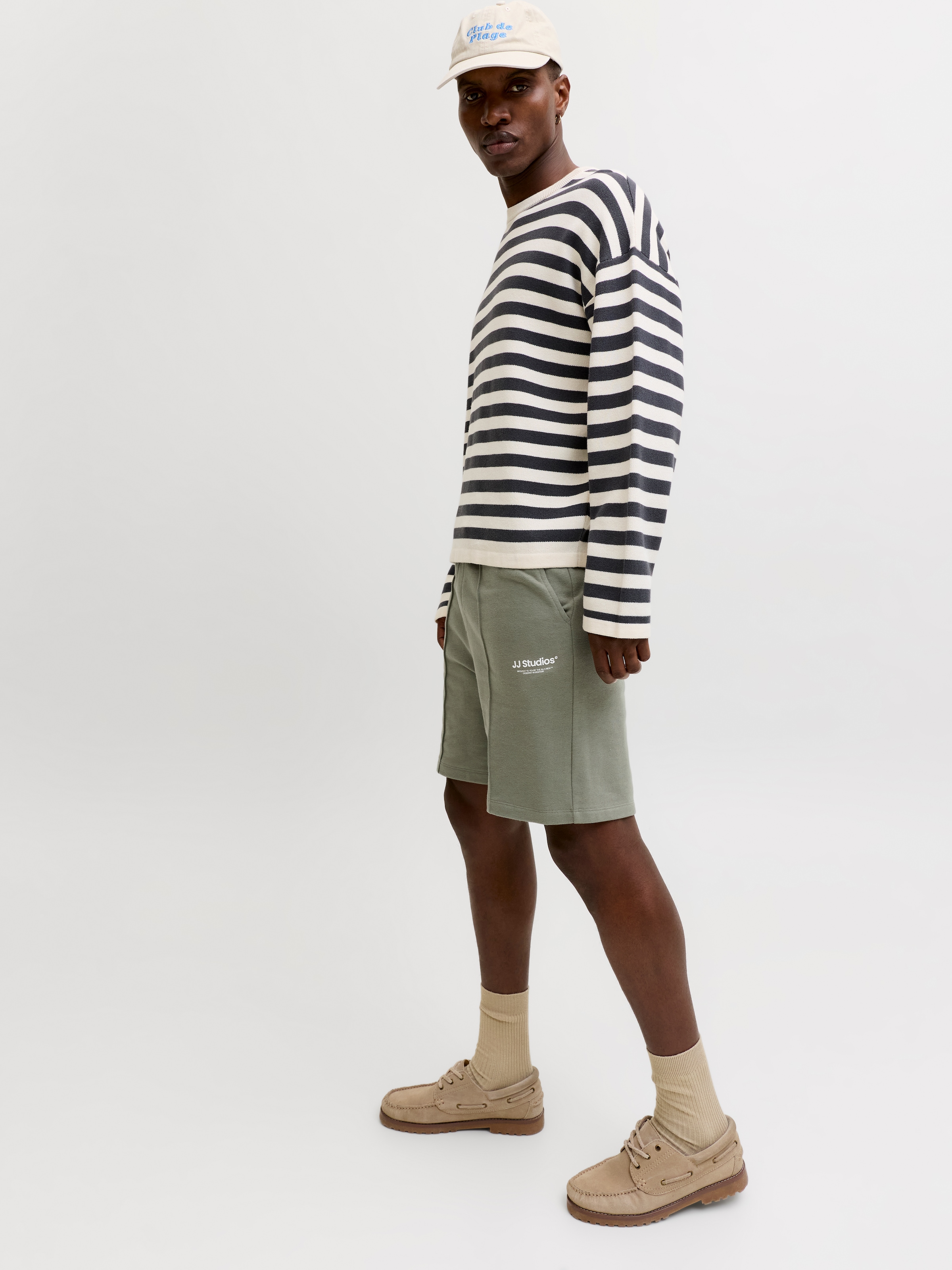 Jack & Jones Sweatshorts »JPSTKANE SOHO SWEAT SHORTS MID SN«  Baumwollmischung, loose fit