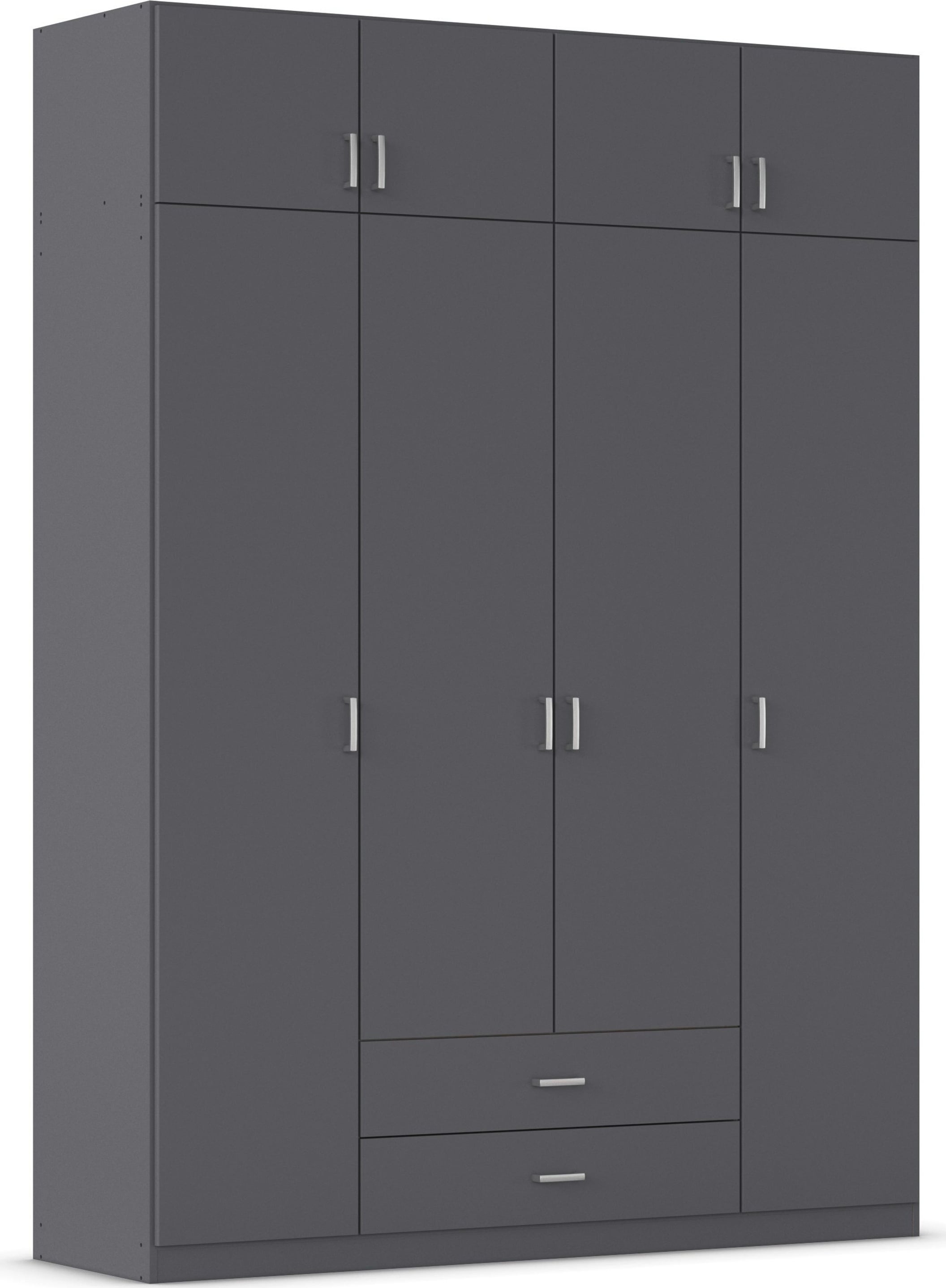 rauch "Schrank Garderobe Wäscheschrank GAMMA in 4 Breiten 91-226 cm" 3 verschiedene Ausstattungen BASIC/CLASSIC/PREMIUM (inkl. SOFT-CLOSE), mit Schubladen und Schrankaufsatz, schlichtes Design MADE IN GERMANY