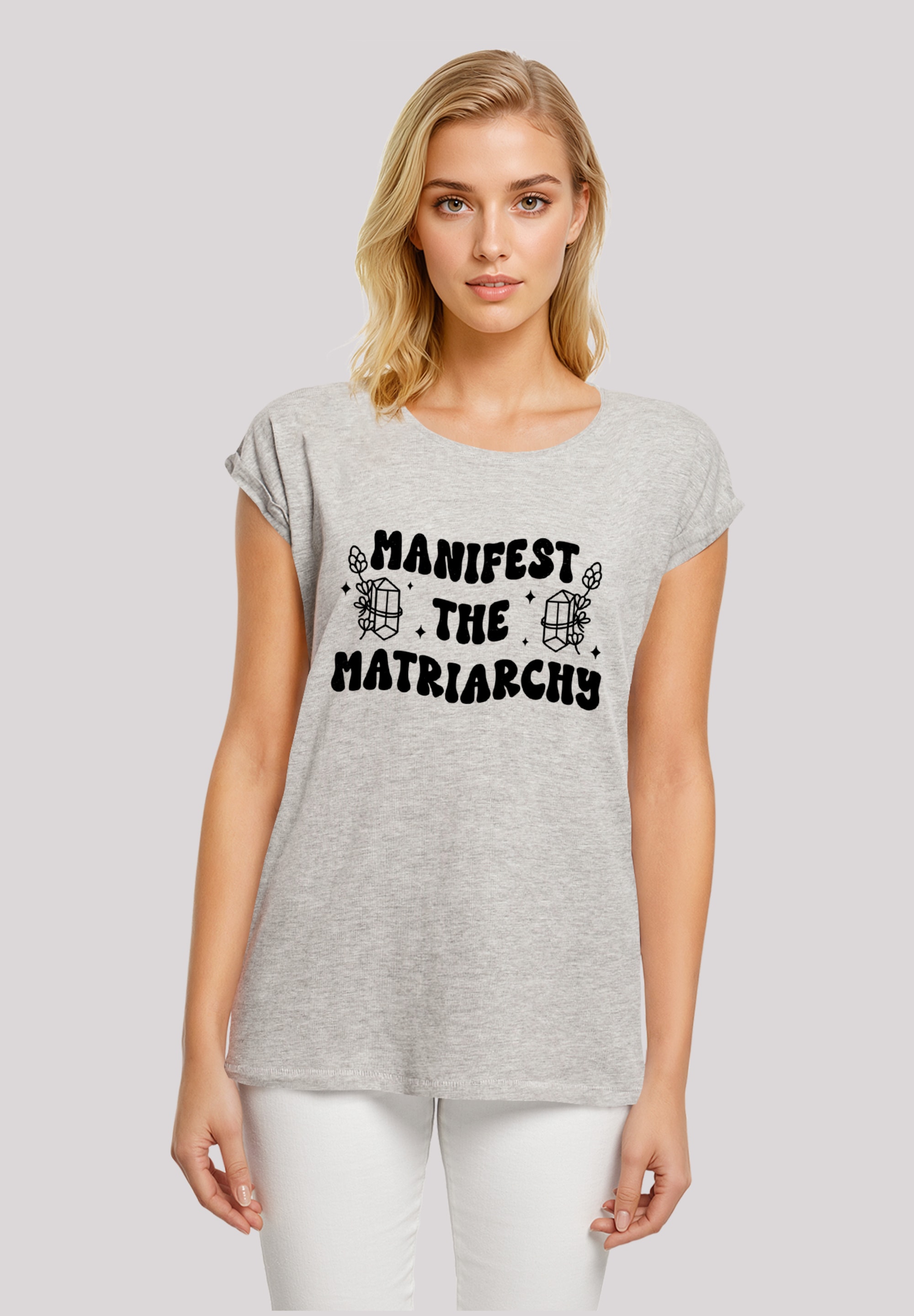 F4NT4STIC T-Shirt "Feministisch Manifest The Matriarchy Frauentag", Premium günstig online kaufen