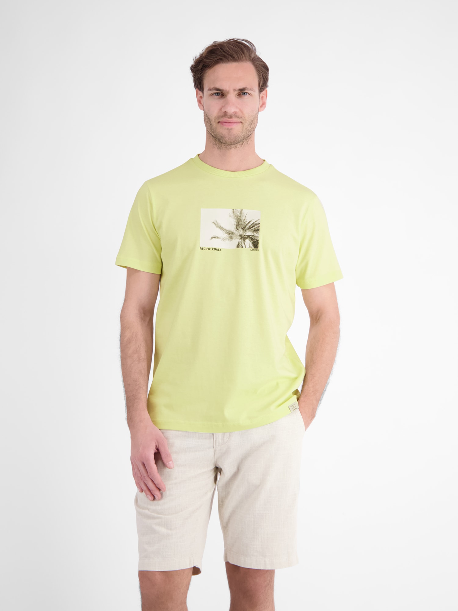LERROS 1100000002199 "Baumwoll T-Shirt mit Motiv-Print und bequemem Rundkragen"