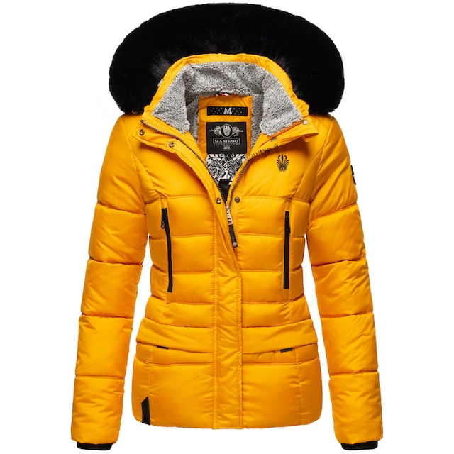 Marikoo Winterjacke »Loveleen«, mit Teddyfell und Kapuze für bestellen |  BAUR