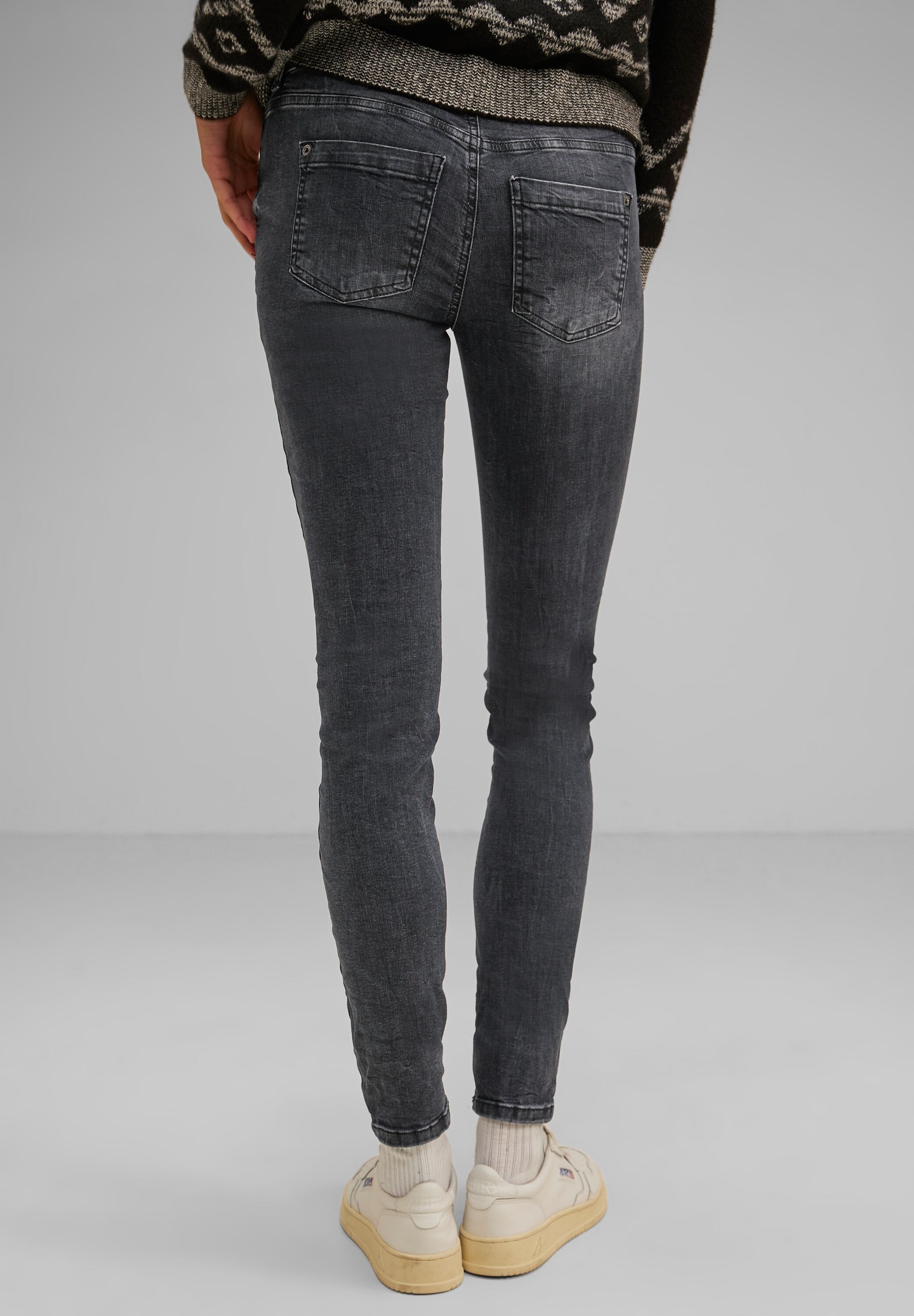 STREET ONE Gerade Jeans, Middle Waist