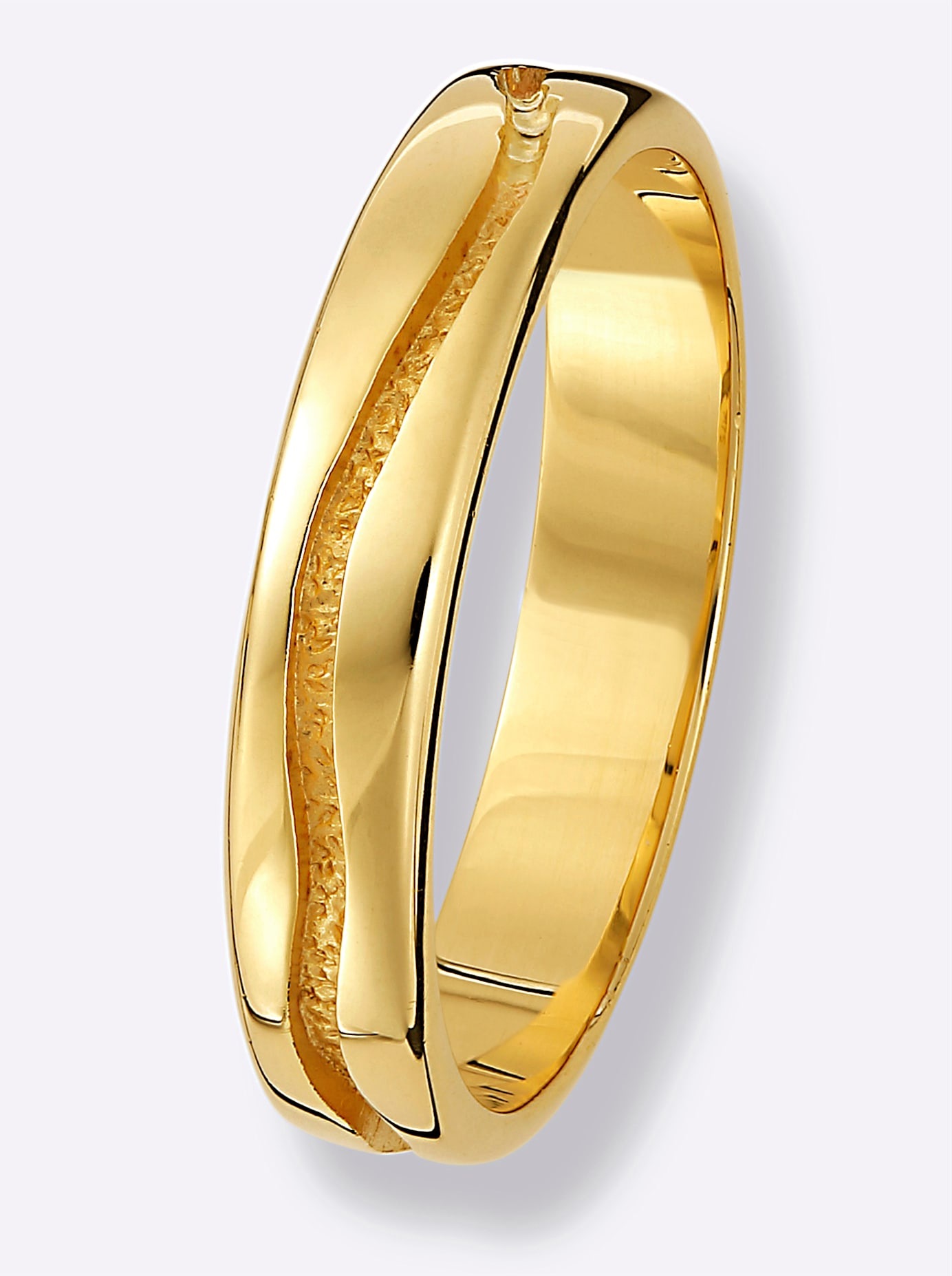 Fingerring LADY Gr. 17, gold (gelbgold 375), Fingerringe, Damen, 17, Gold Metall, Gold, Metall, Fingerring 8