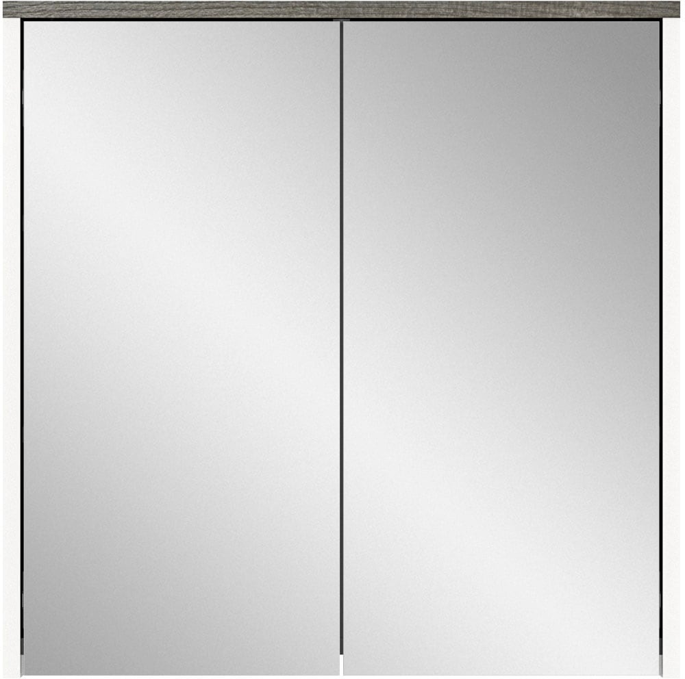 welltime Badezimmerspiegelschrank "Lier", (1 St.), Badmöbel, 2 Spiegeltüren, Breite 60 cm