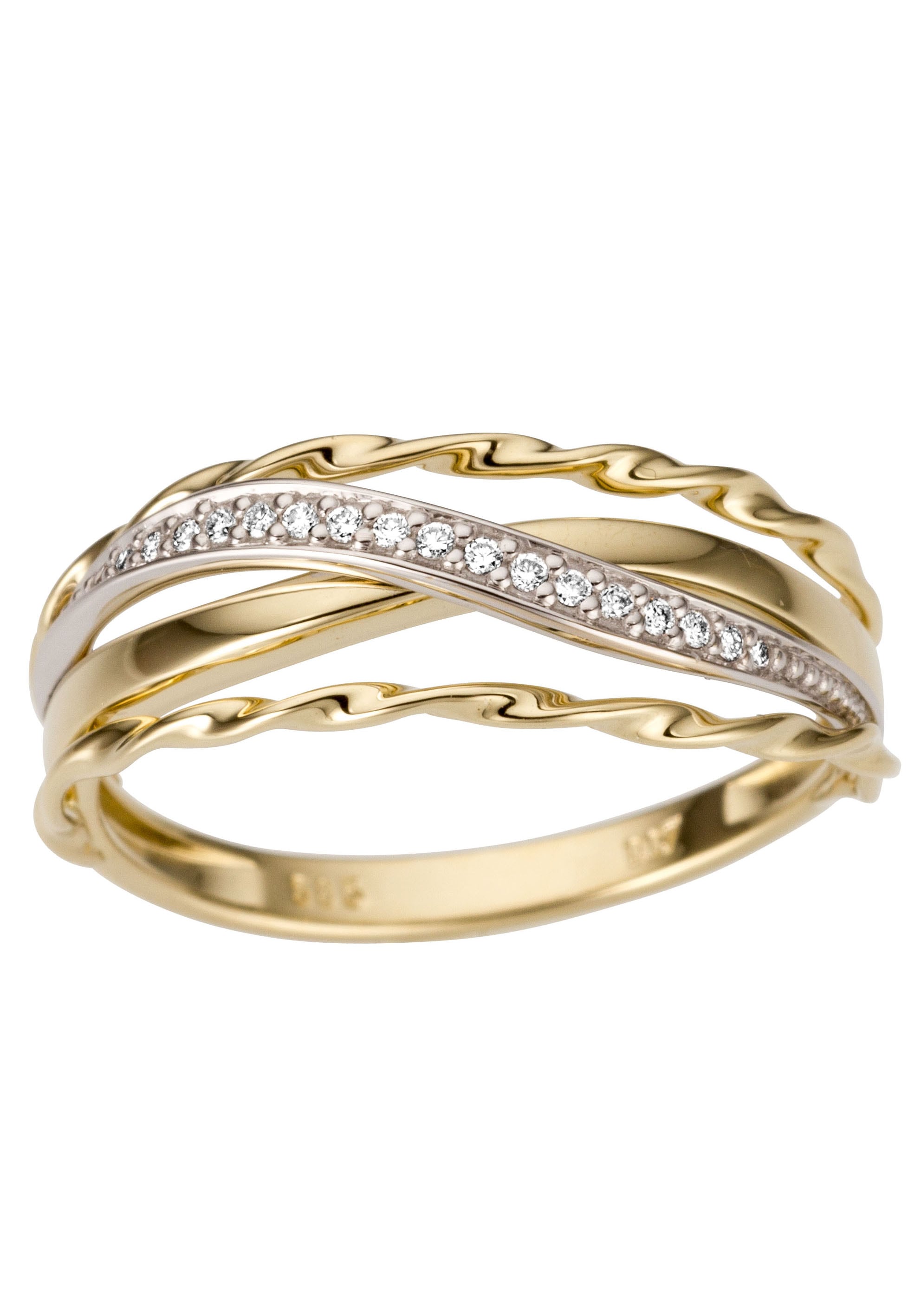 Firetti Goldring »Schmuck Geschenk Gold 585 tl...