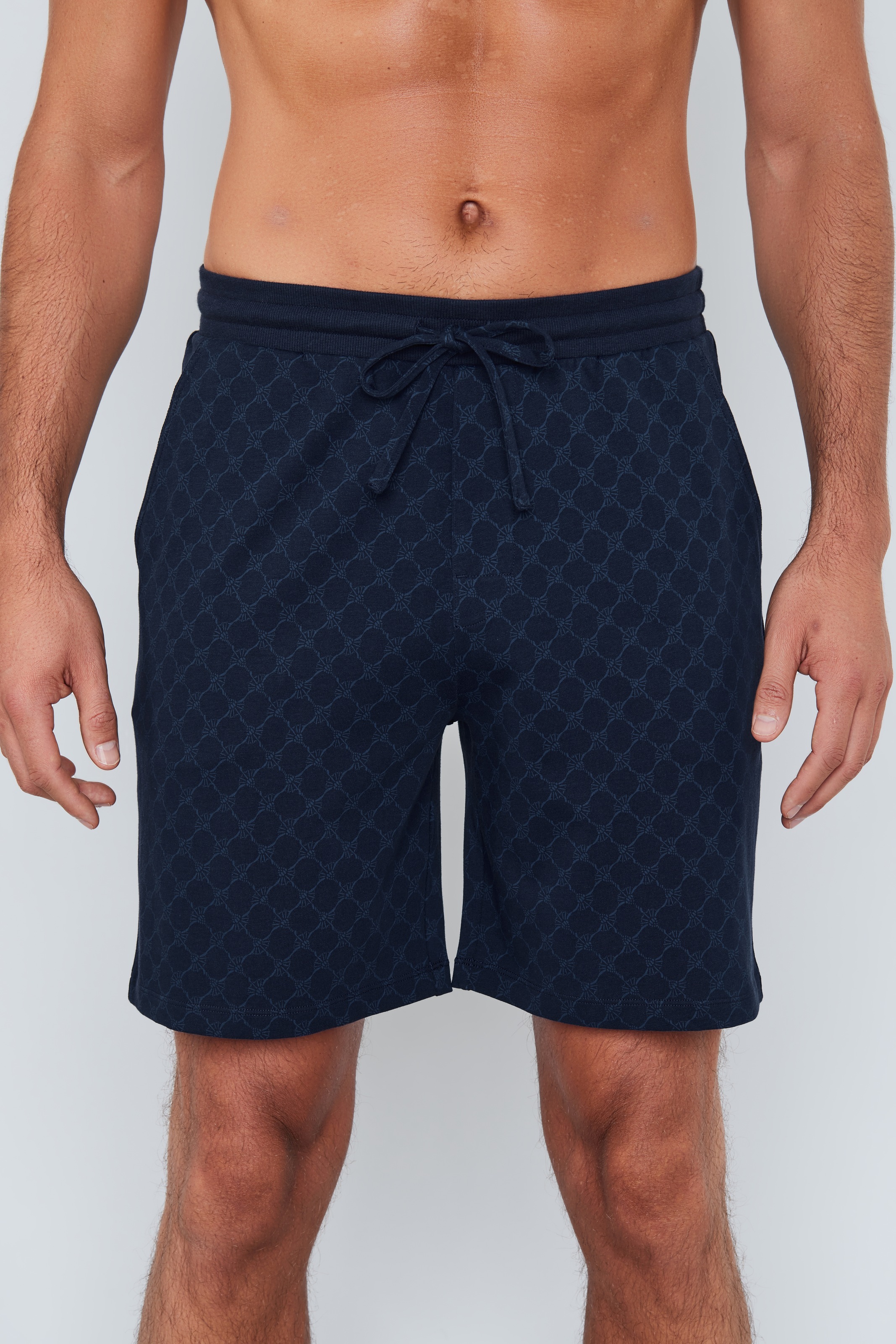 JOOP Shorts "Leisure" mit Cornflower-Alloverprint, elastischer Bund günstig online kaufen