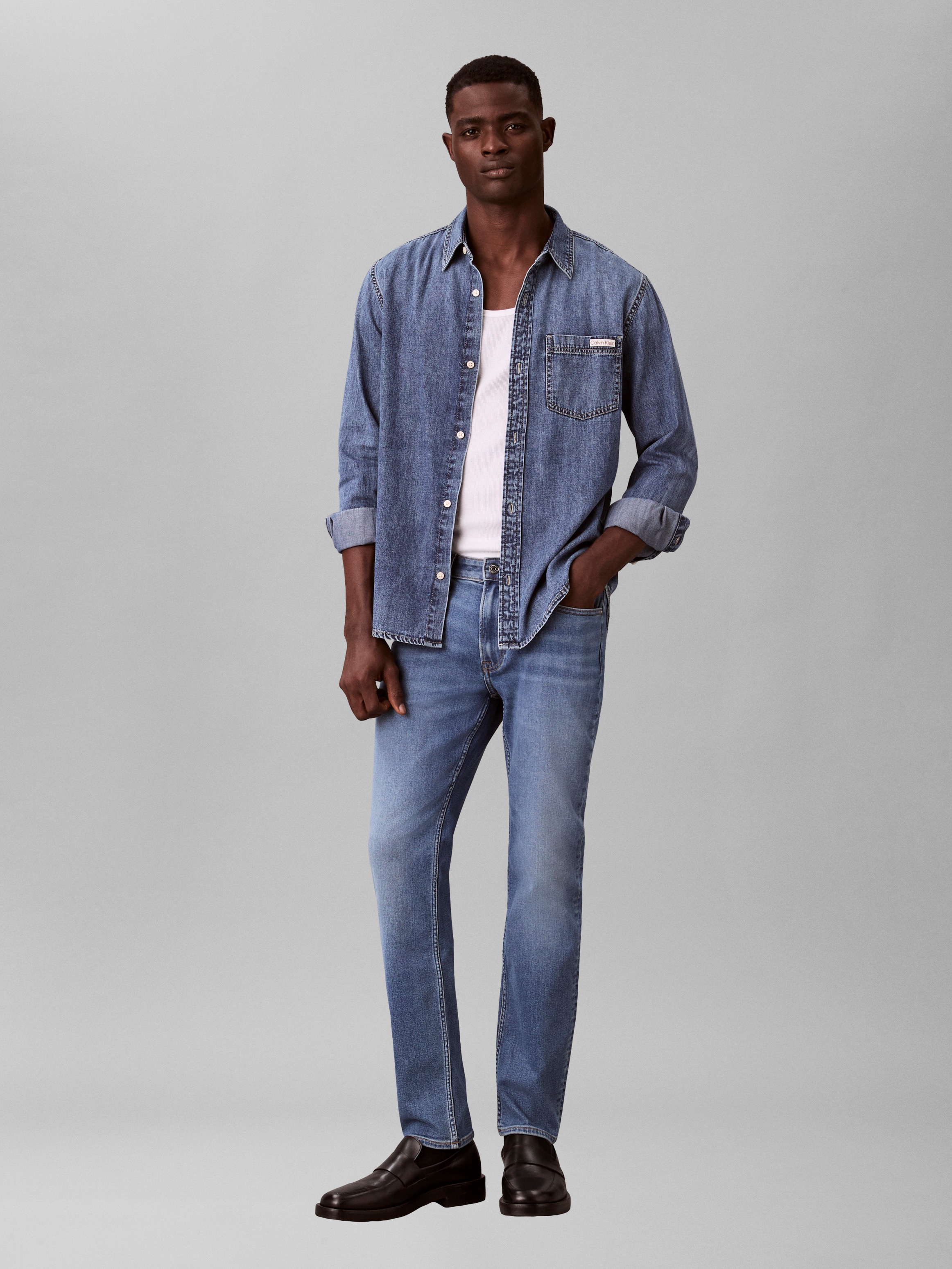 Thumbnail - Calvin Klein Jeans Slim-fit-Jeans