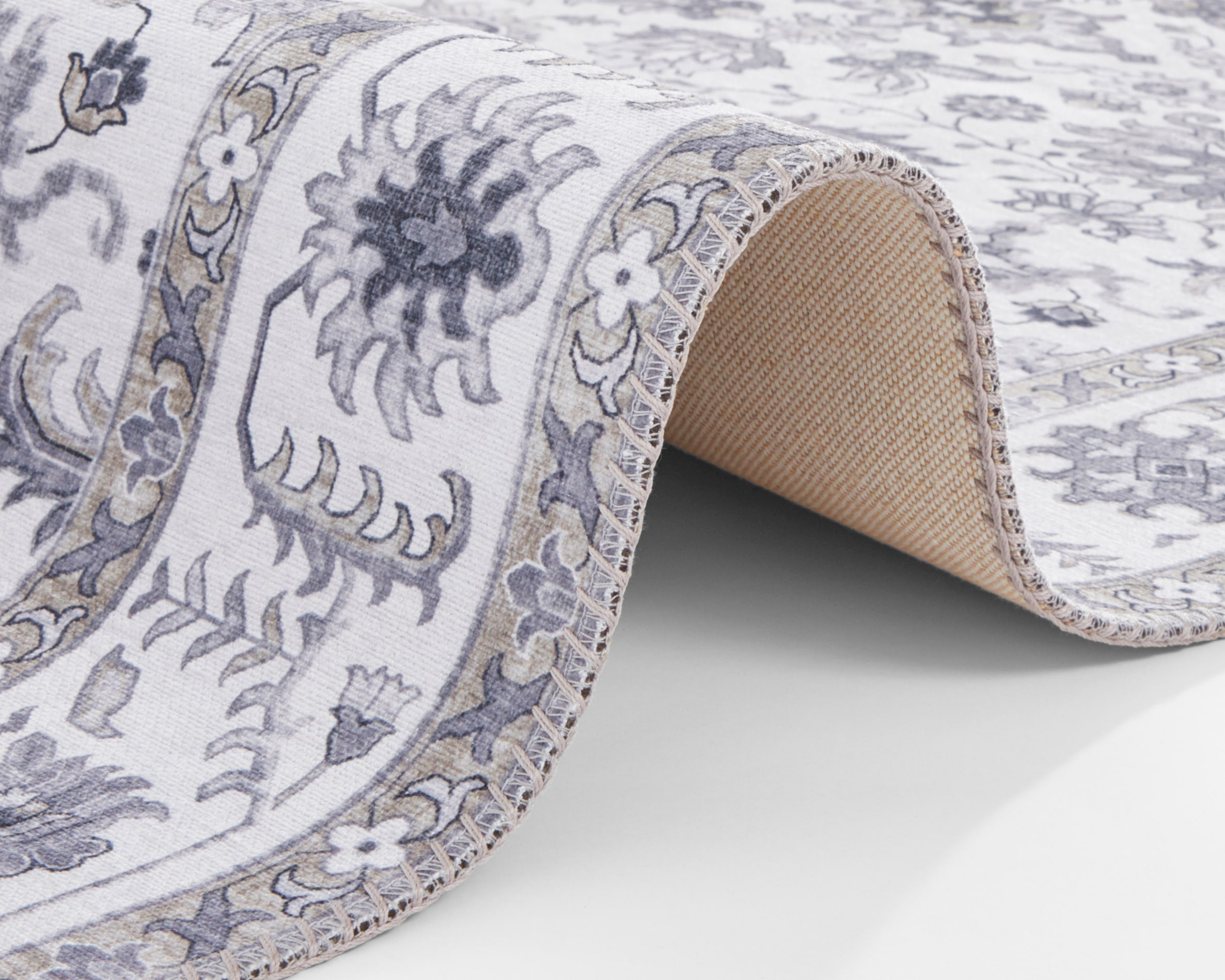 NORTHRUGS Teppich »Vivana«, rechteckig, 5 mm Höhe, Orientalisch, Läufer, Vintage, Wohnzimmer, Schlafzimmer, Esszimmer