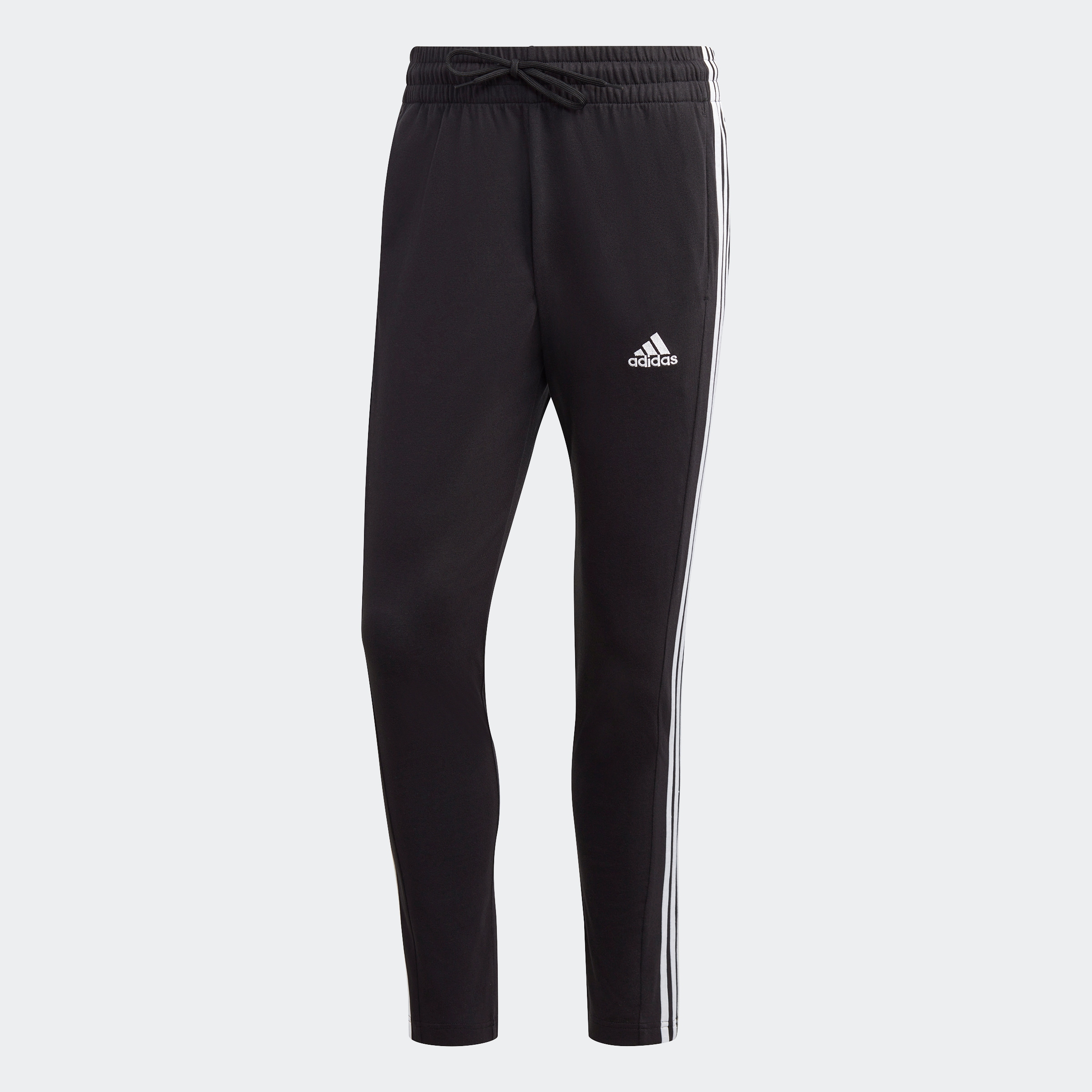 adidas Sportswear Sporthose »ESSENTIALS SINGLE JERSEY TAPERED OPEN HEM 3STREIFEN HOSE«, (1 tlg.)
