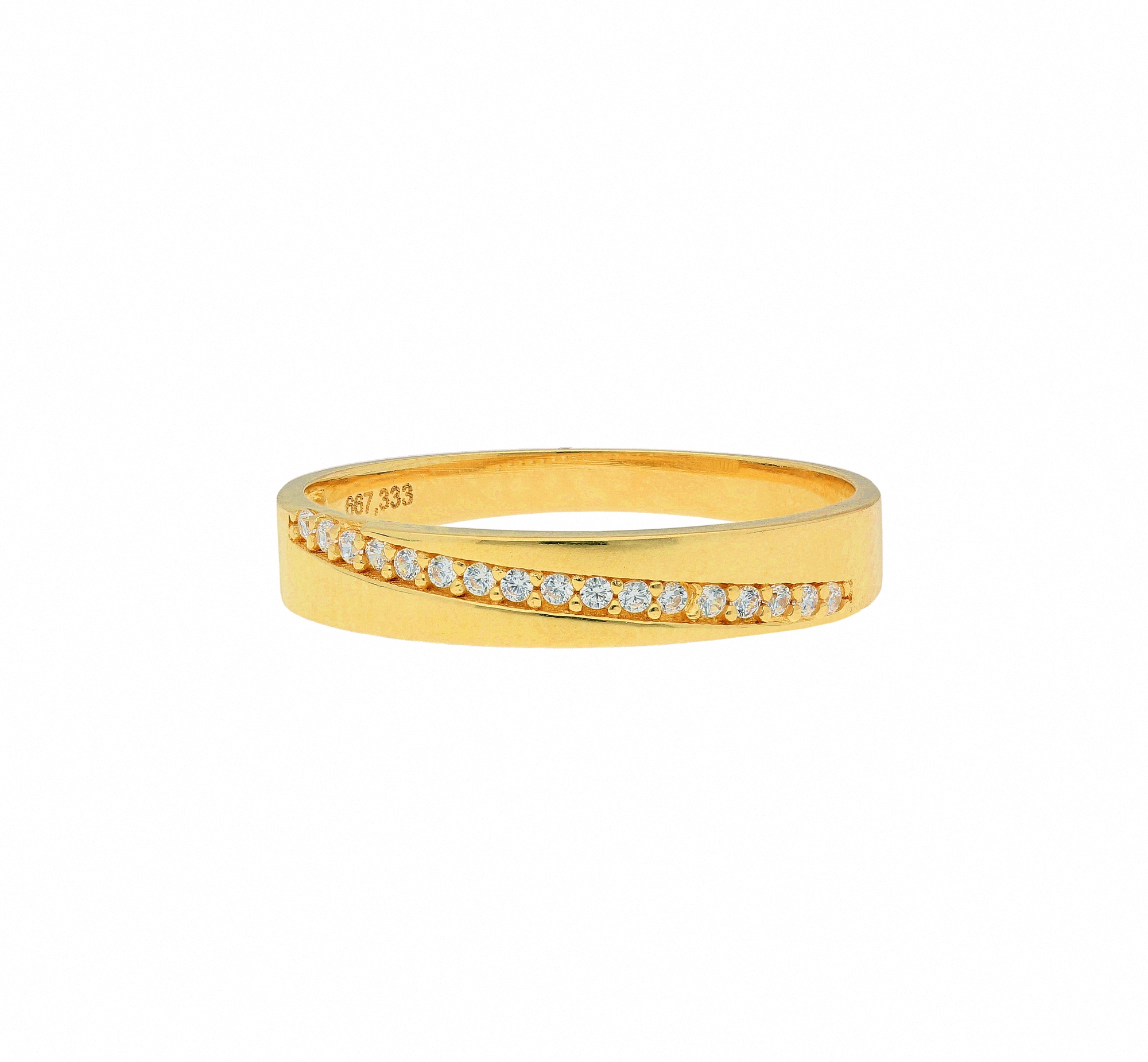 Adelia´s Fingerring »333 Gold Ring mit Zirkonia«, Goldschmuck für Damen  bestellen | BAUR | Fingerringe