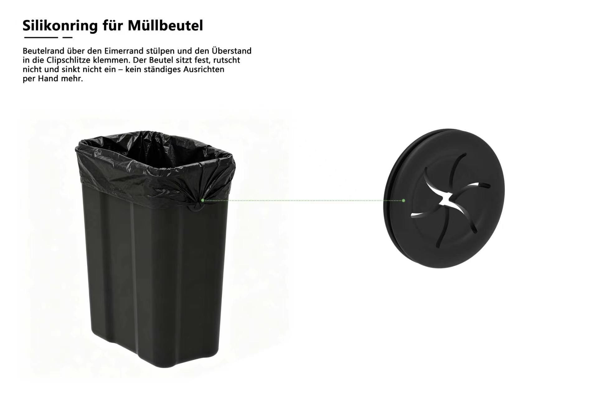 OTTO home Mülleimer »Garrin, Soft Close, m. 2 Fächern, Fassungsvermögen 2x15 L bzw. 2x30 L« 2 Behälter Mülltrennsystem mit 2 separaten Innenbehältern und Fußtrittpedalen