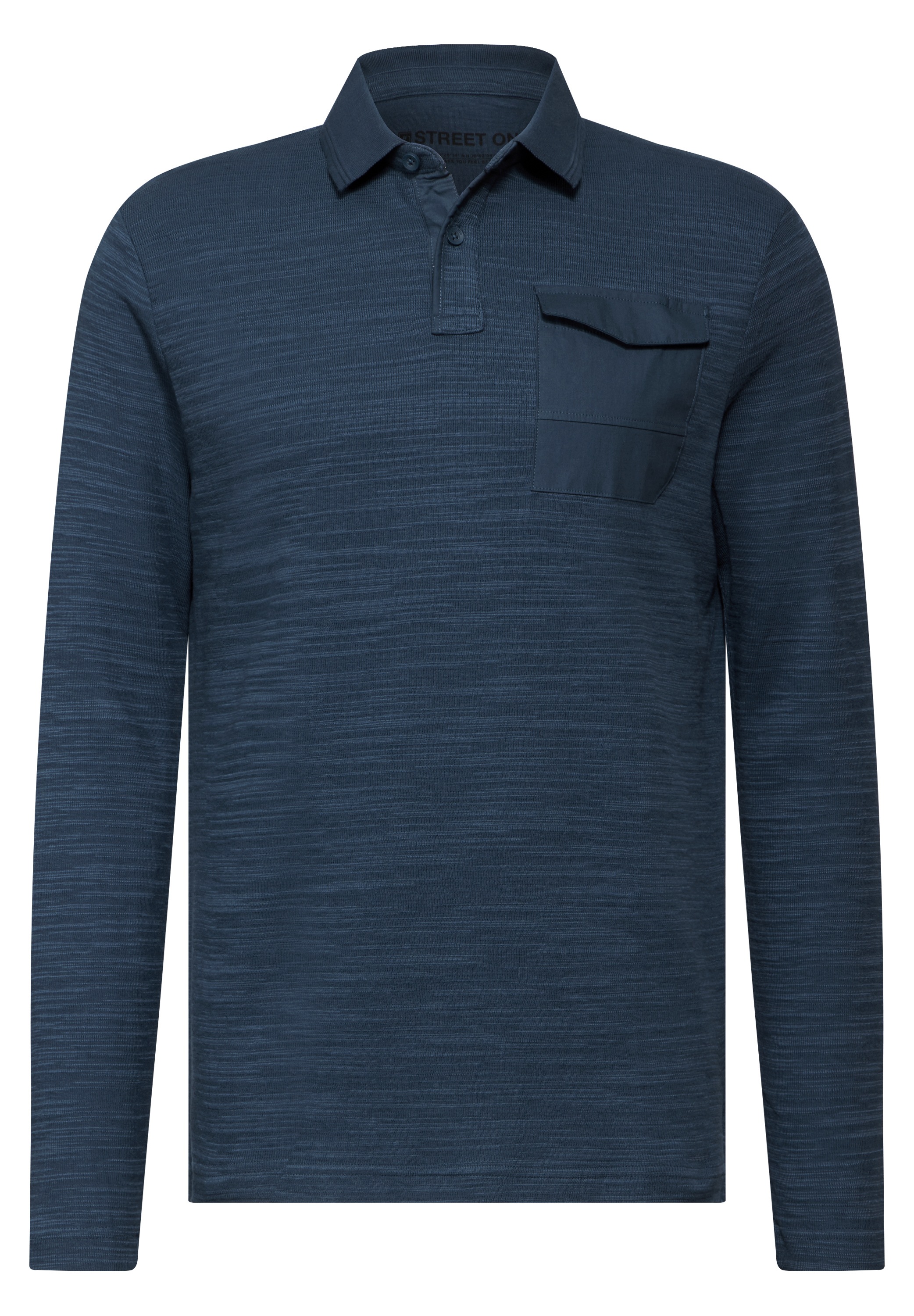 STREET ONE MEN Langarmshirt, mit Brusttasche