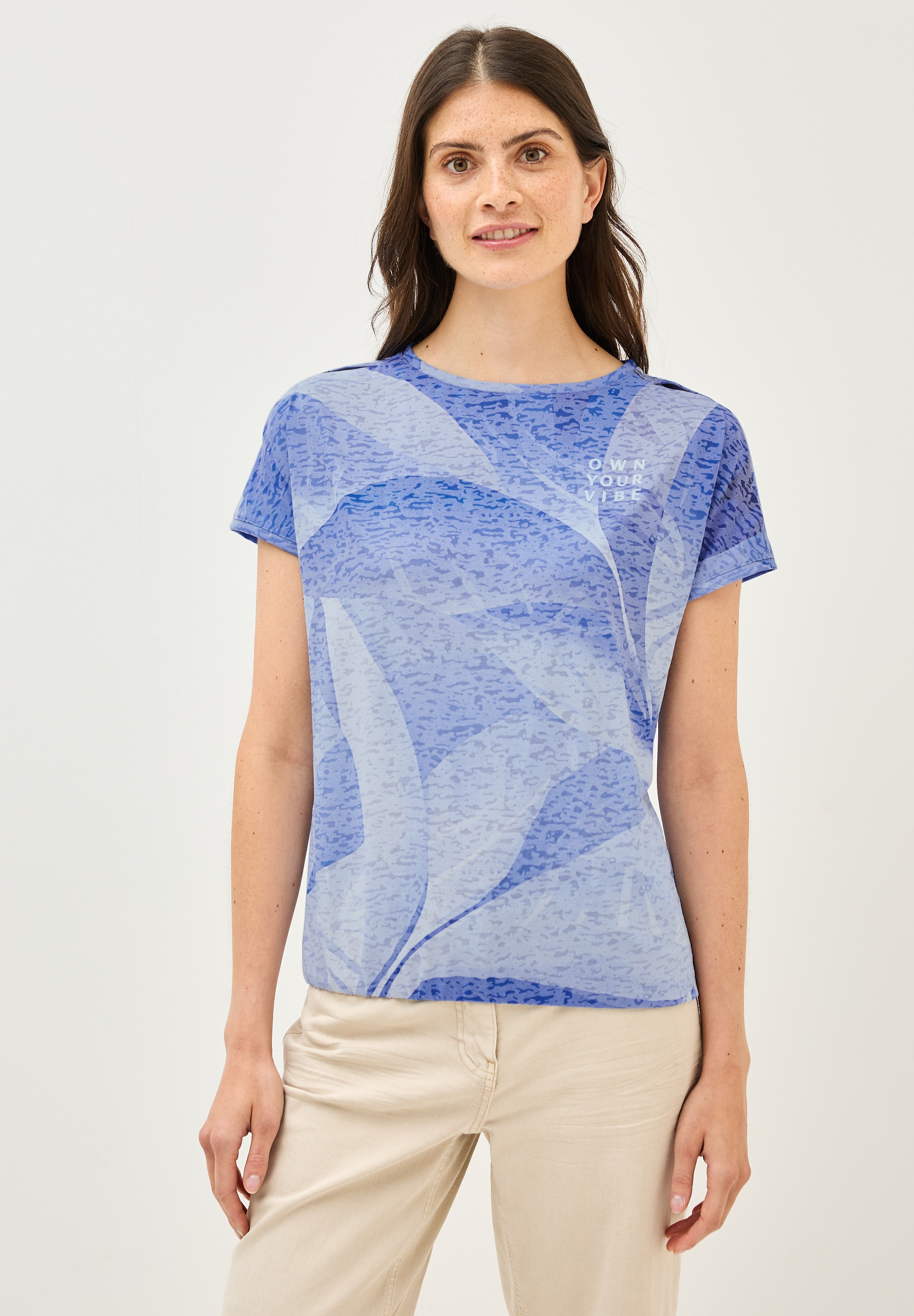 Cecil Print-Shirt, mit Elastikbund günstig online kaufen