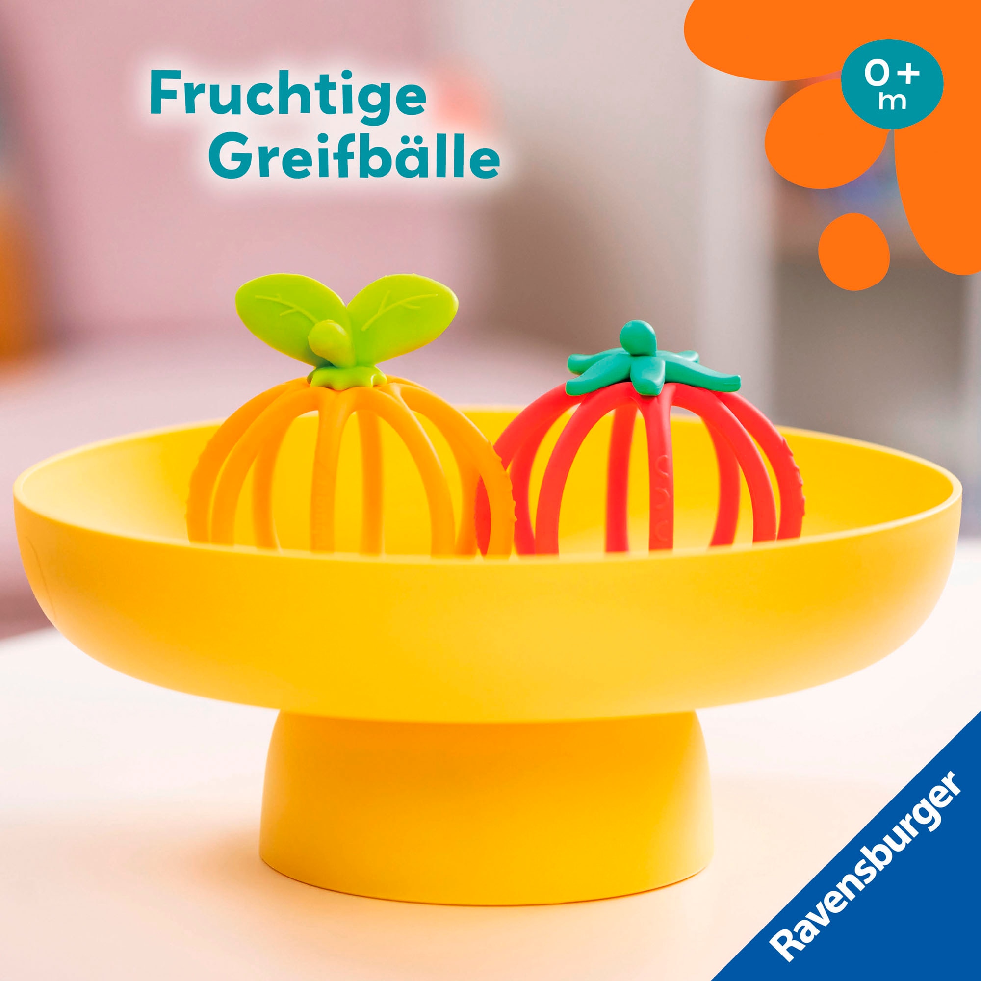 Ravensburger Greifling »Play+, Kuller-Greifling, Tomate«