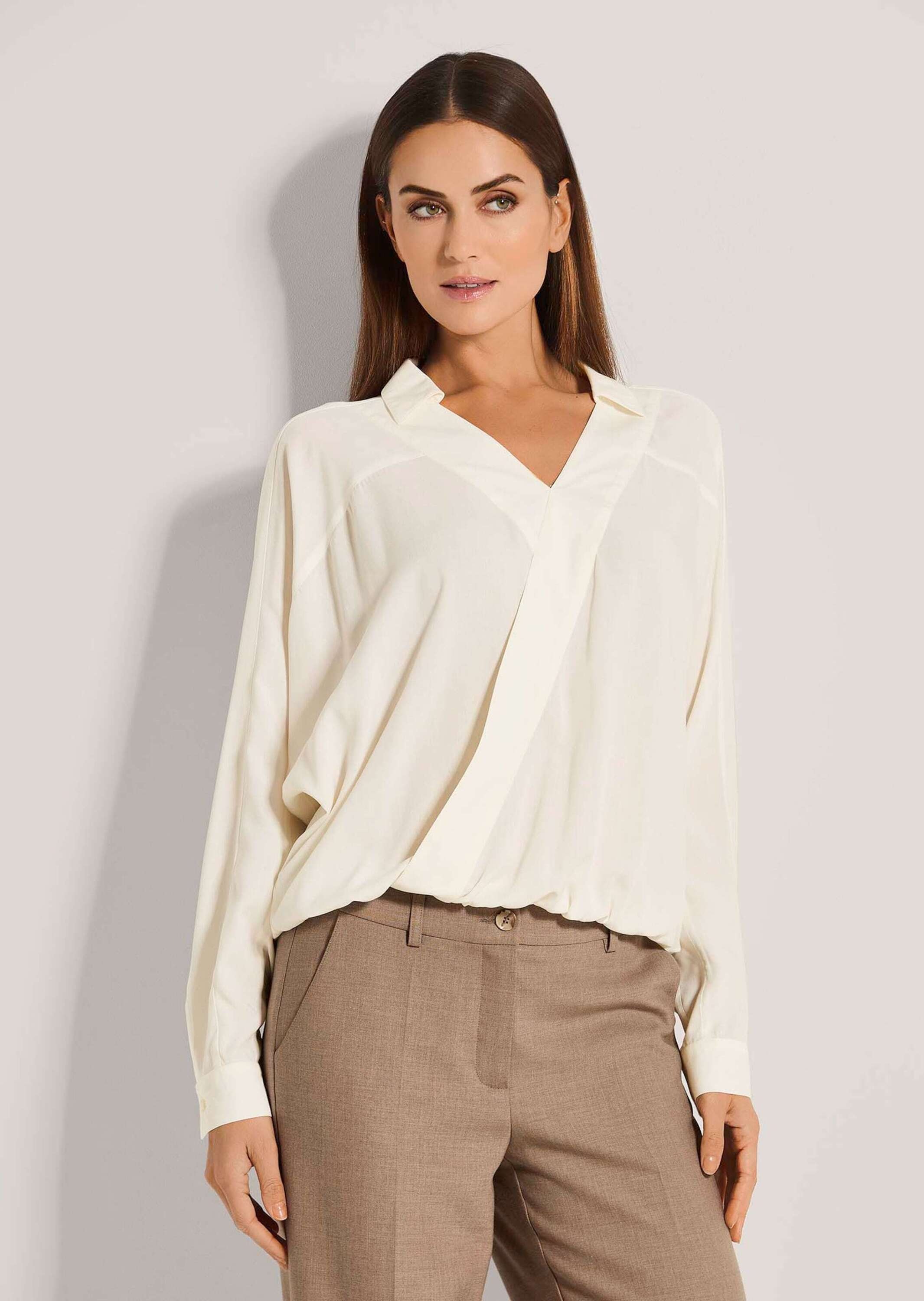 MADELEINE Langarmbluse "Bluse Bluse im Wickel-Look" günstig online kaufen