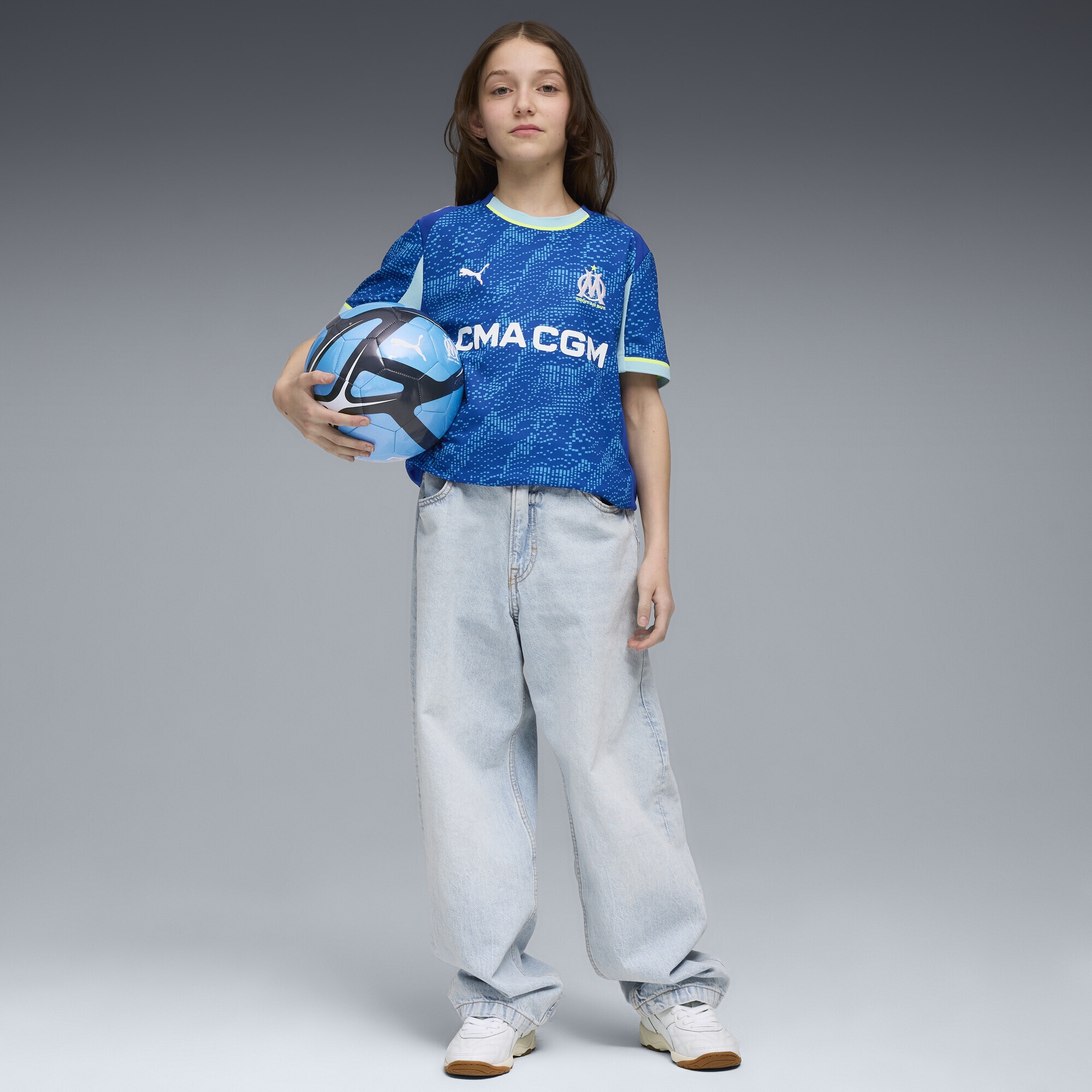 PUMA Trainingsshirt »Olympique de Marseille 25/26 Ausweichtrikot Jugendliche«