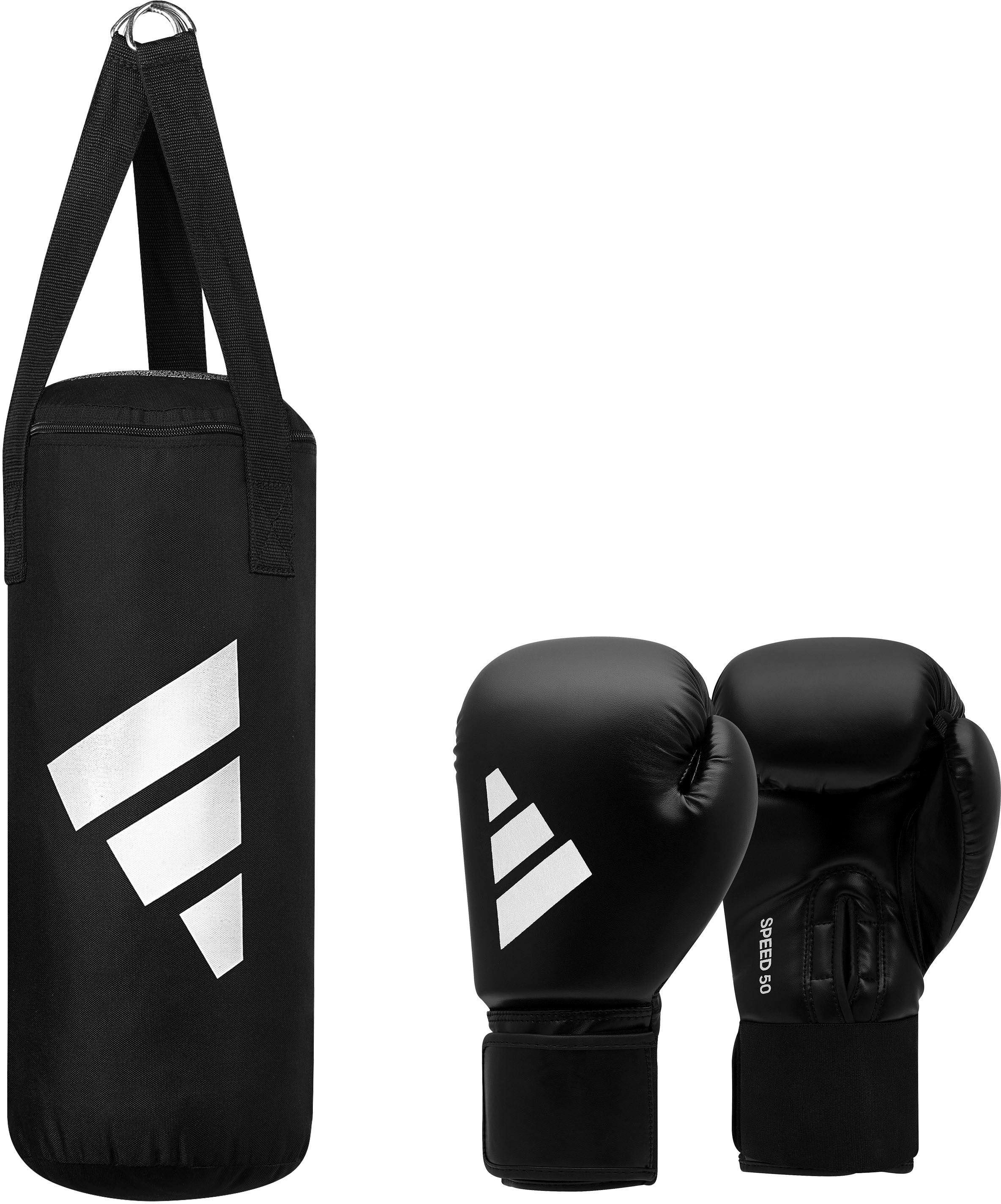 adidas Performance Boxsack "Youth Boxing Set", (Set, mit Boxhandschuhen)