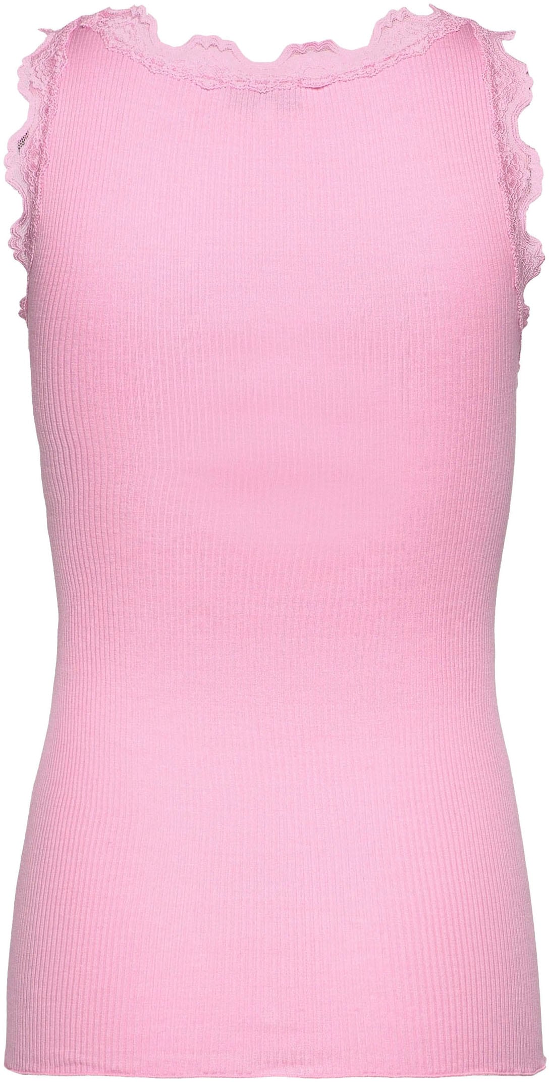 rosemunde Tanktop »Babette Silk Top«, wunderschöner Vintage-Spitzenbesatz an Ausschnitt und Trägern