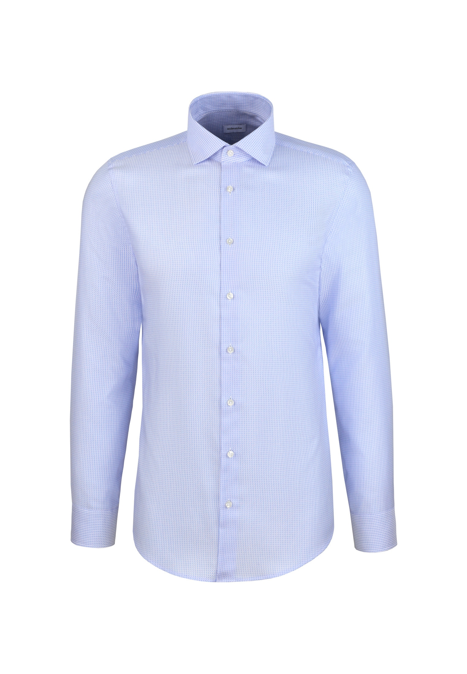 seidensticker Businesshemd »Schwarze Rose« Shaped 1/1 Kentkragen Struktur