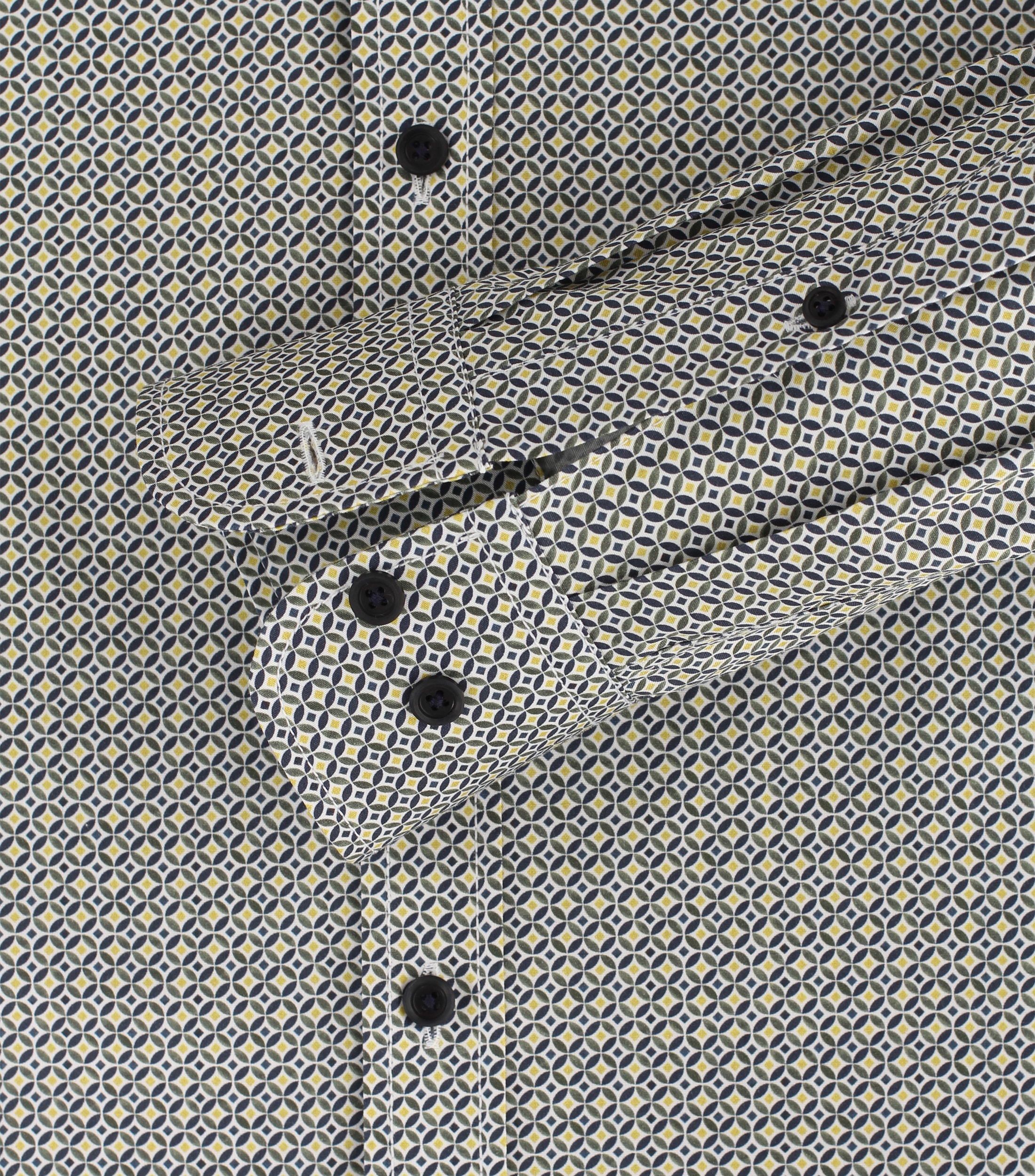 CASAMODA Langarmhemd »CASAMODA Freizeithemd "Green"-Kollektion Print«