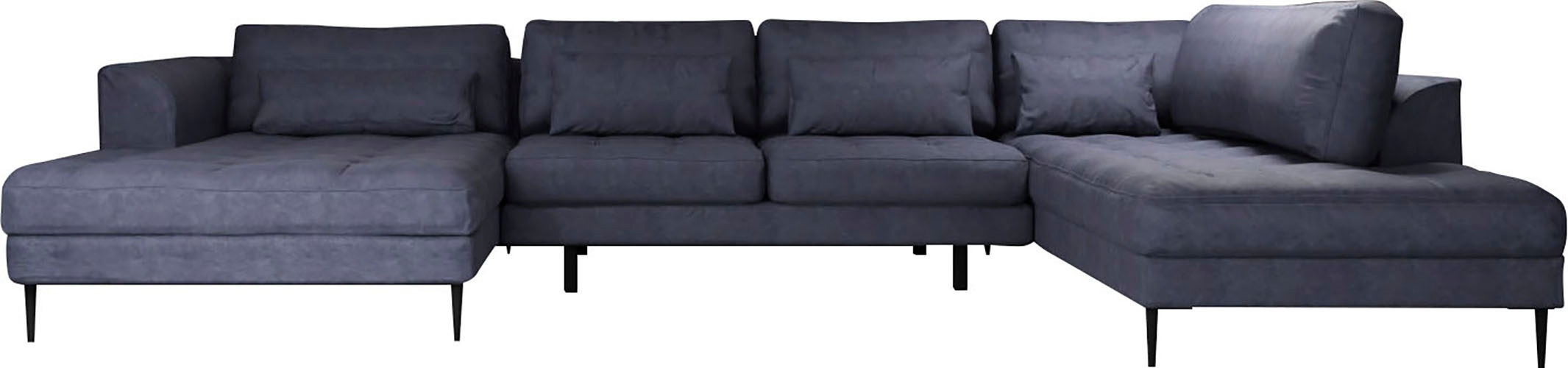 TRENDMANUFAKTUR Wohnlandschaft "Luzi, gemütliches Sofa, extra viel Platz, v günstig online kaufen