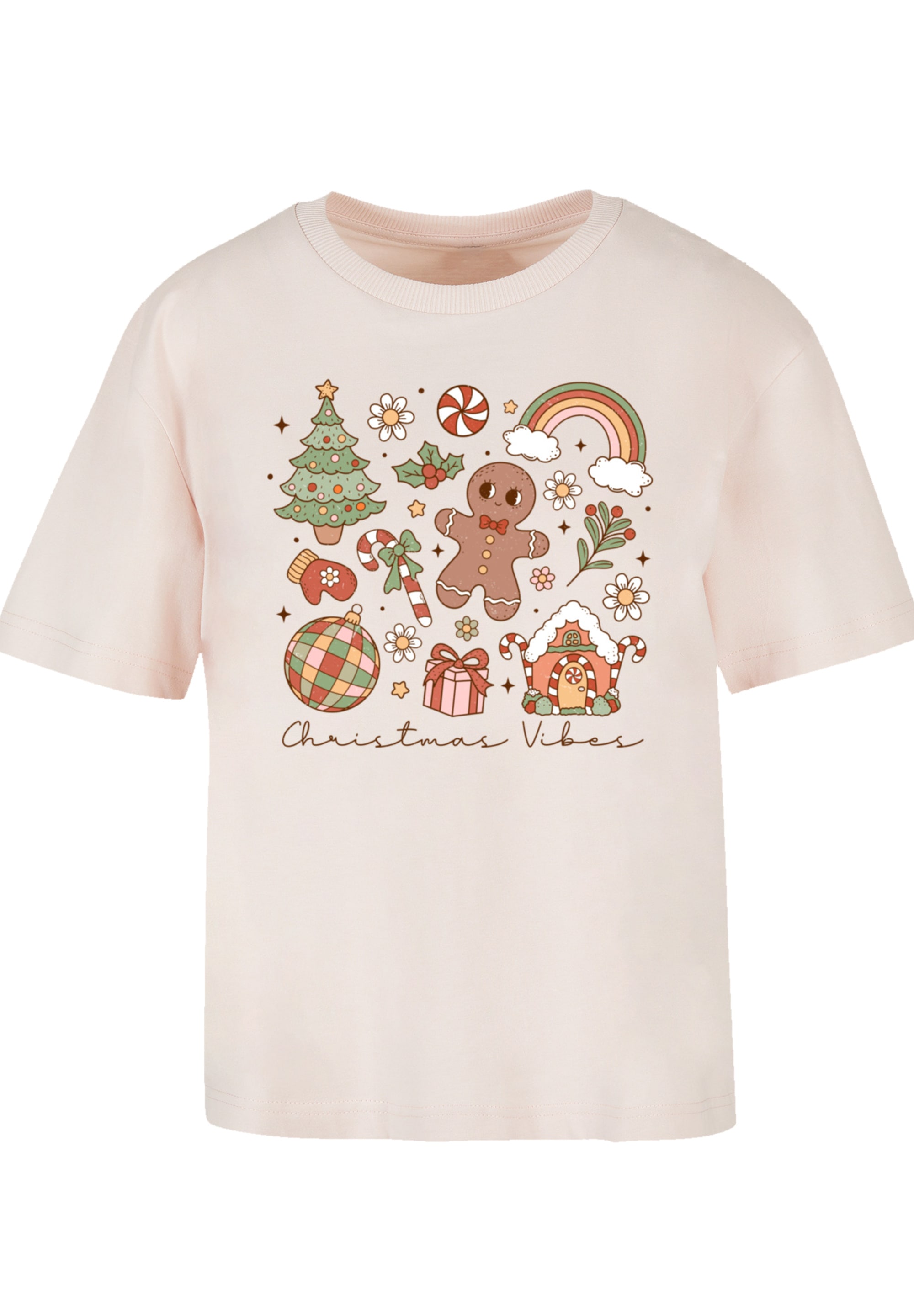 F4NT4STIC T-Shirt »Weihnachten Vibes Cozy Cute Winter«, Premium Qualität, Weihnachts-Kollection