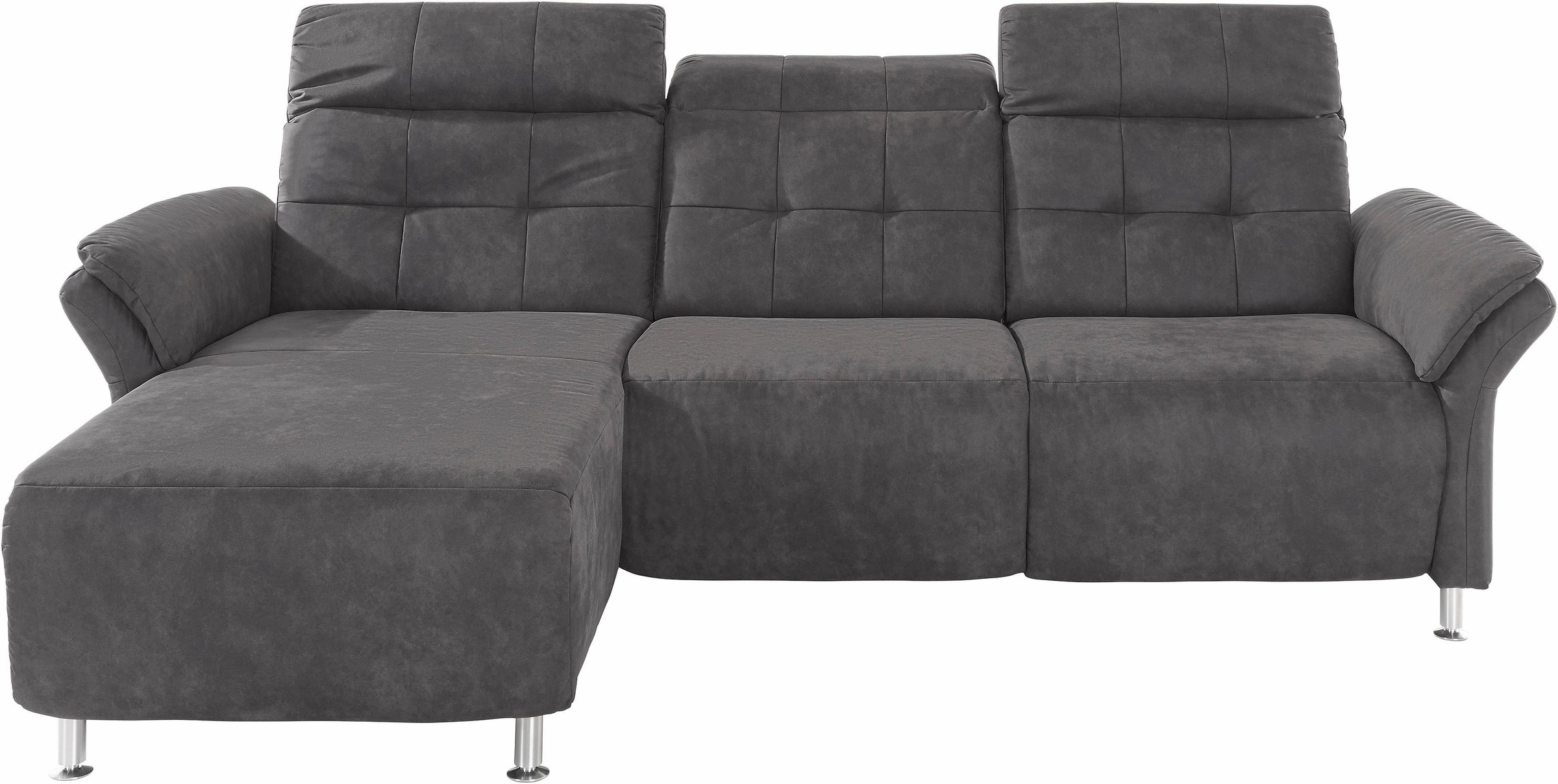Home affaire Ecksofa "Manhattan L-Form" 2 Sitze mit elektrischer Relaxfunkt günstig online kaufen