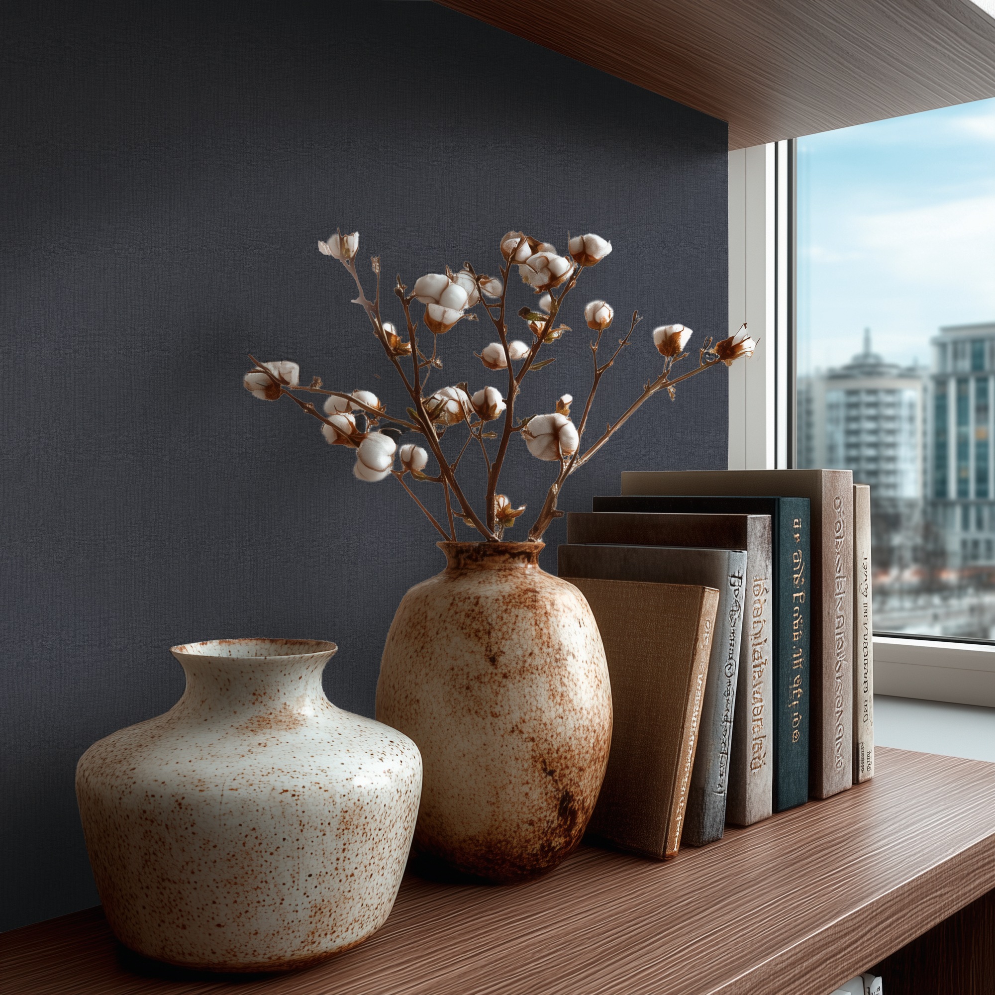 living walls Vliestapete »Vibes & Styles Pure Linen Vliestapete« uni leicht strukturiert Dezente Struktur mit feiner Textiloptik und zeitlos eleganter Wirkung