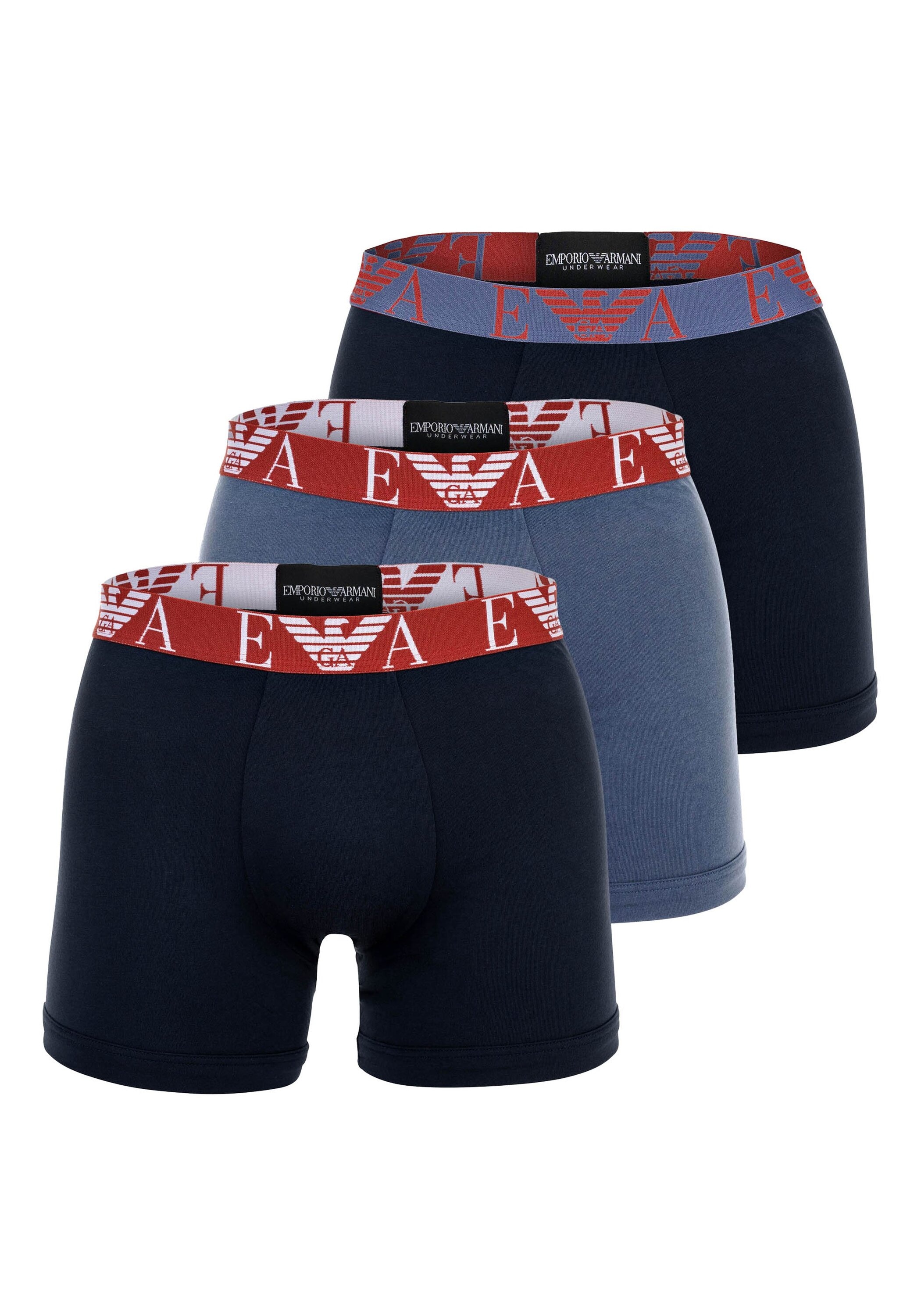 Emporio Armani Boxershorts »Boxershort BOLD MONOGRAM 3er Pack«