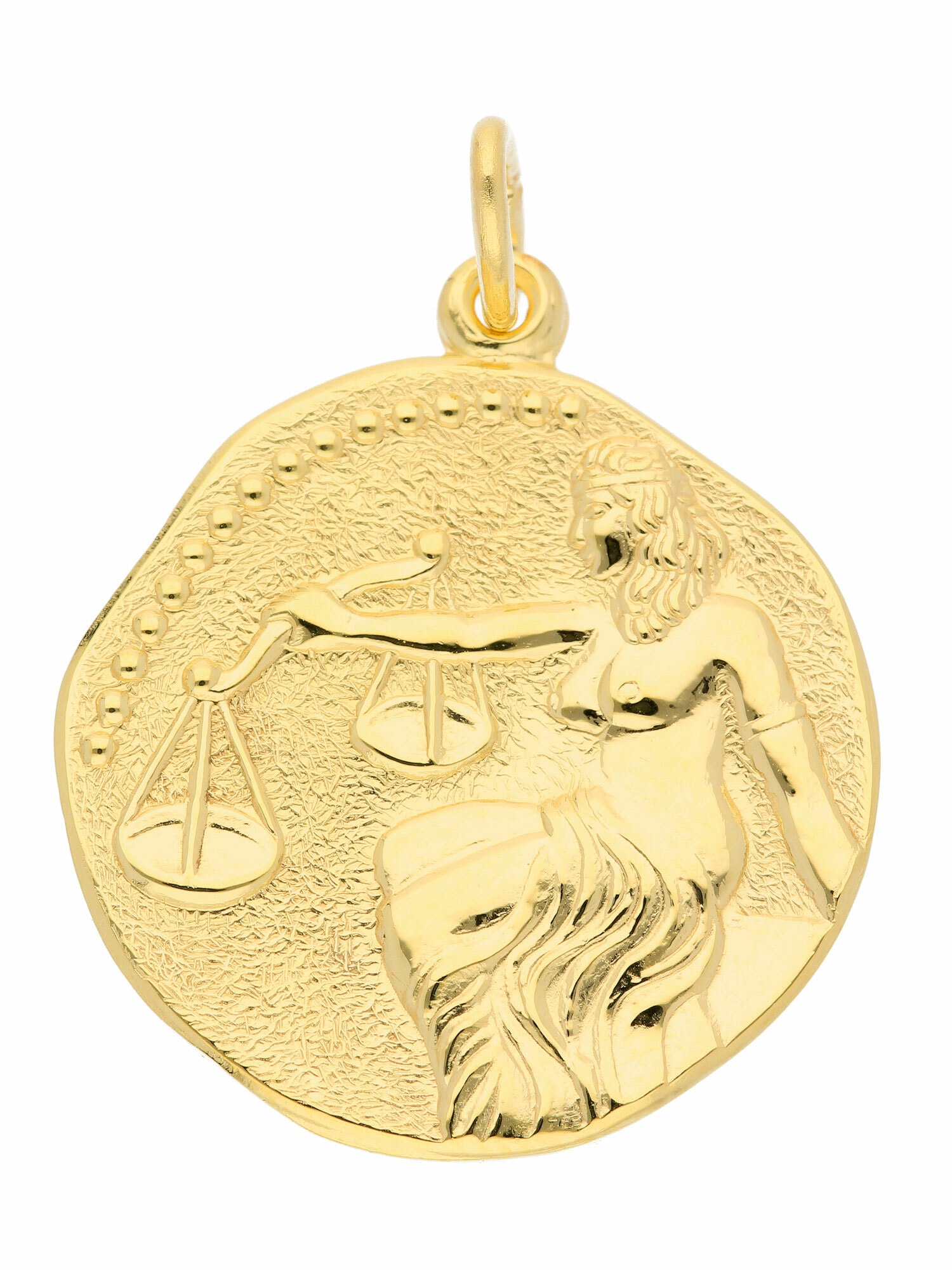 Adelia´s Kettenanhänger »333 Gold Sternzeichen Anhänger Waage Ø 18,2 mm«,  Goldschmuck für Damen & Herren online bestellen | BAUR