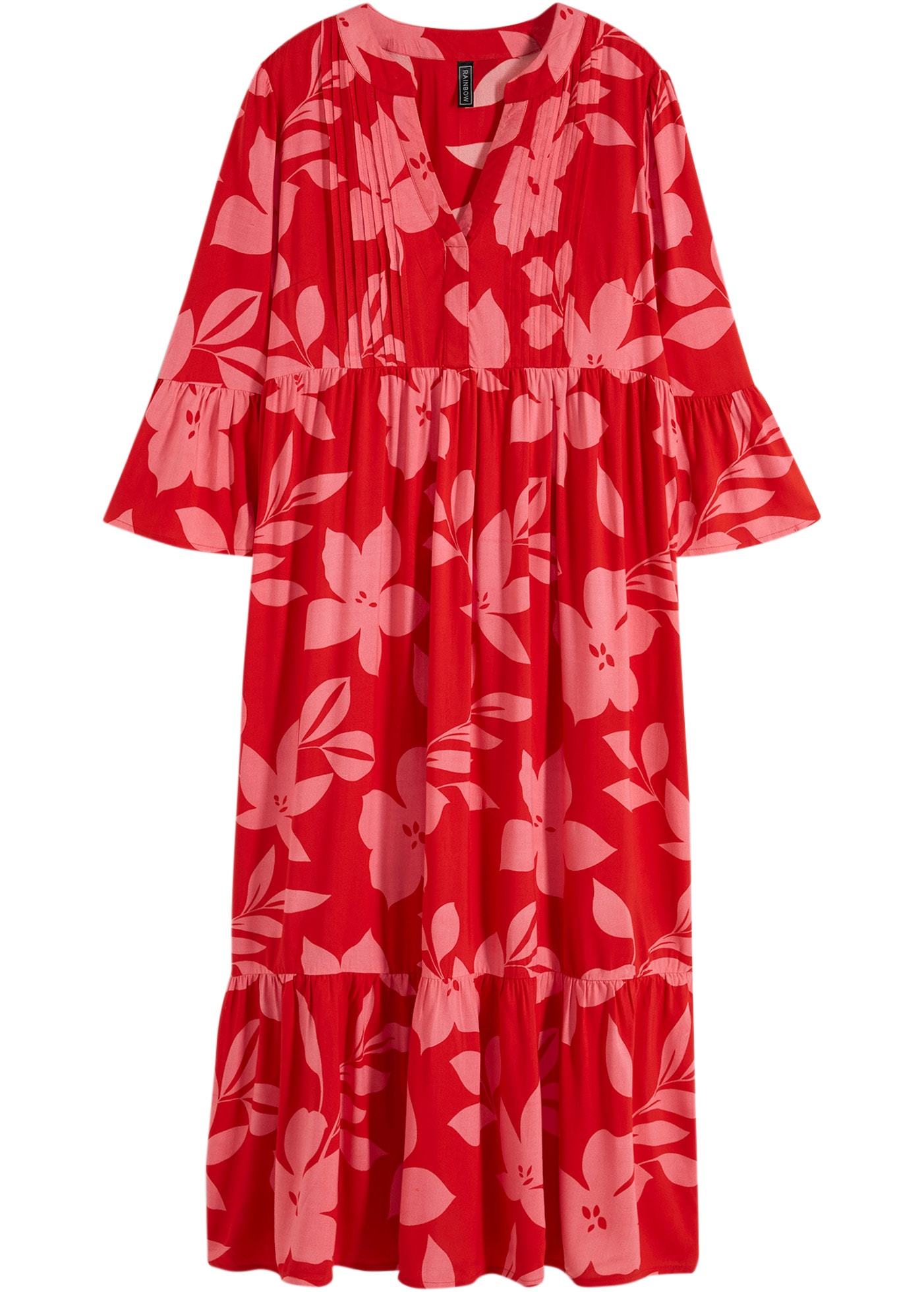 bonprix Maxikleid »Maxikleid aus fließender Viskose« Maxikleid aus fließender Viskose