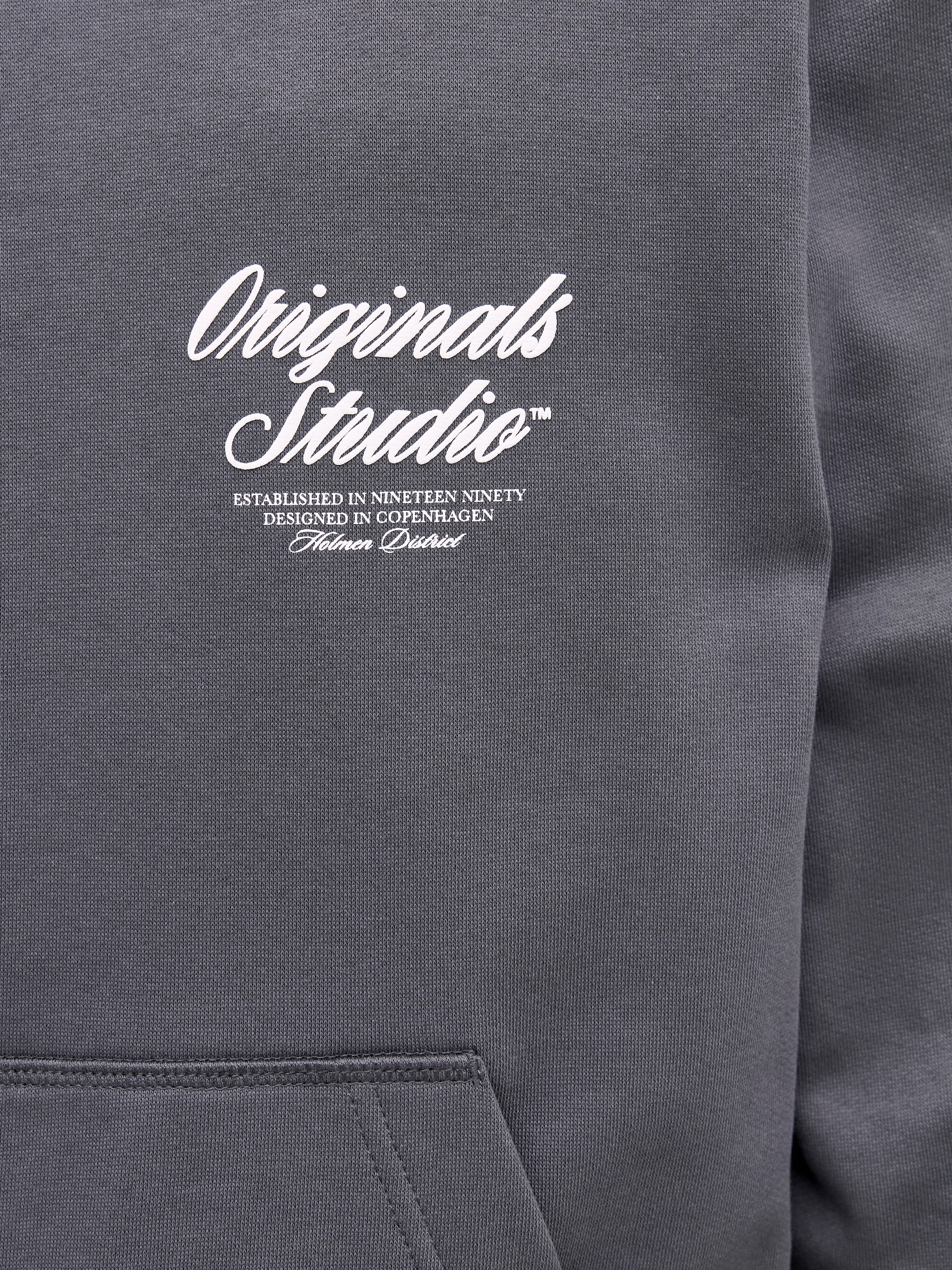 Jack & Jones PlusSize Kapuzensweatshirt »JORNORREBRO TYPO BACK SWEAT HOOD PLS«, Baumwollmischung, regular fit
