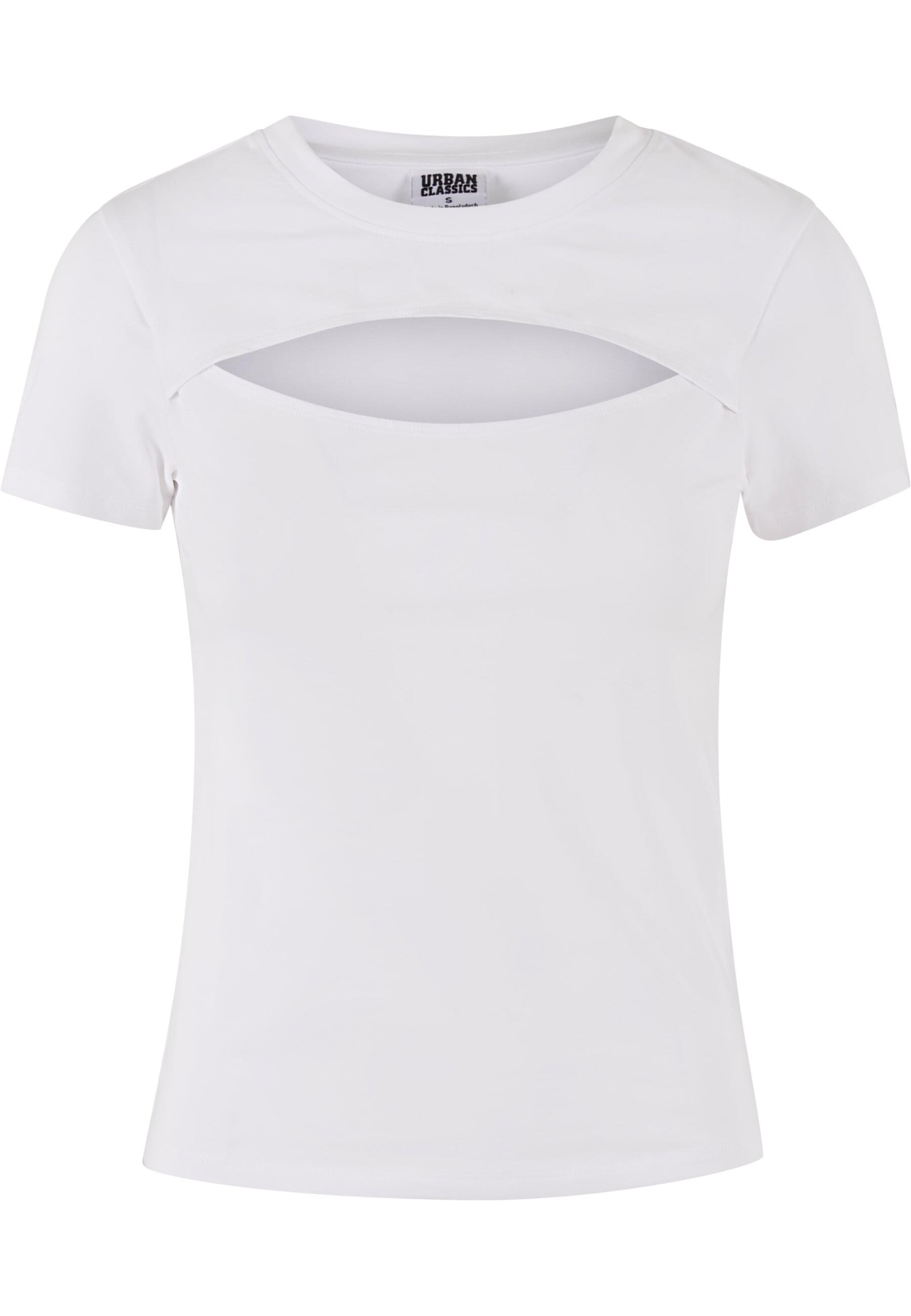 URBAN CLASSICS T-Shirt "Urban Classics Ladies Short Cut Out Tee" 1 Stk. günstig online kaufen
