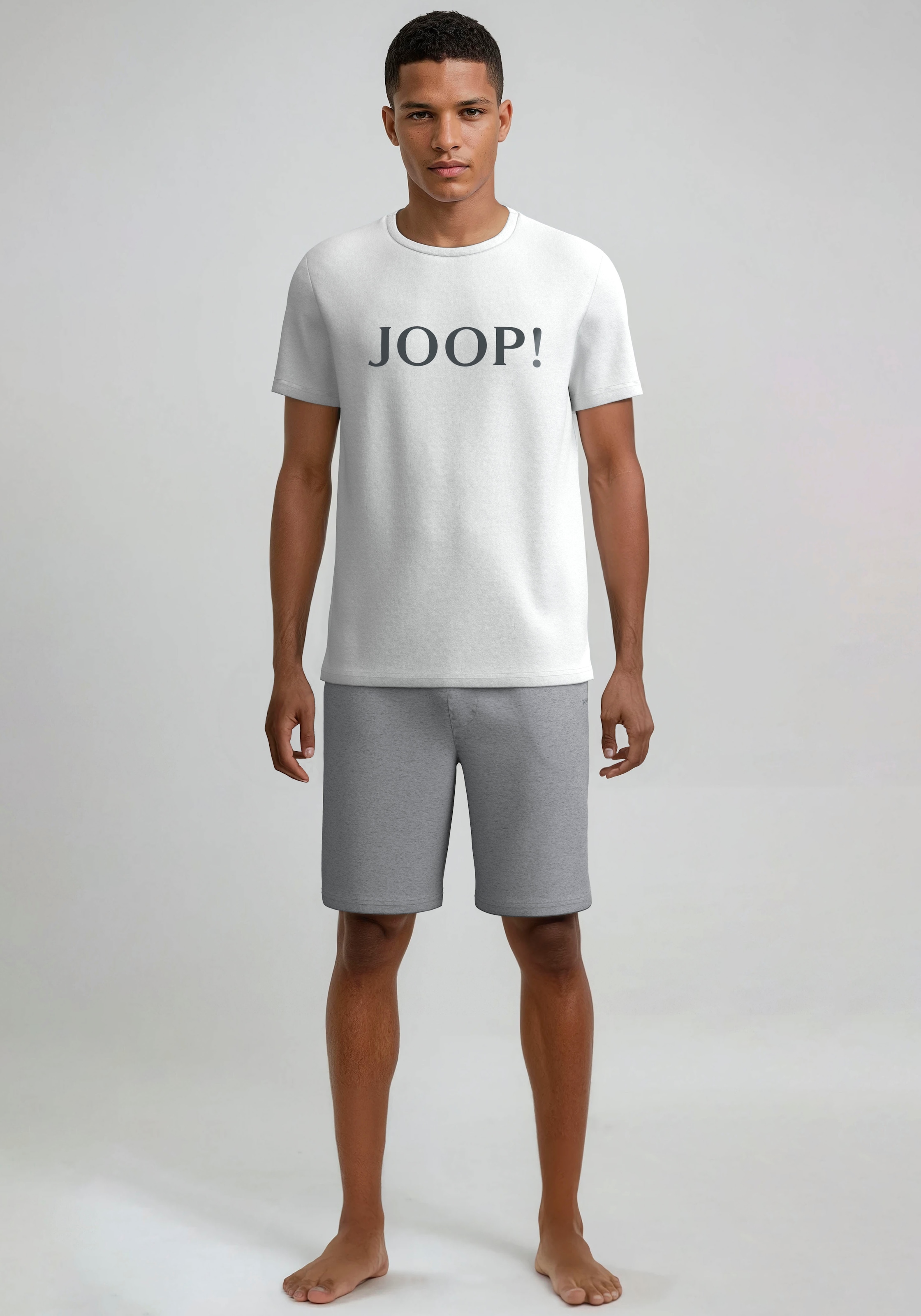 JOOP T-Shirt "Comfort", Rundhalsausschnitt, Logoschriftzug, kurzärmelig günstig online kaufen