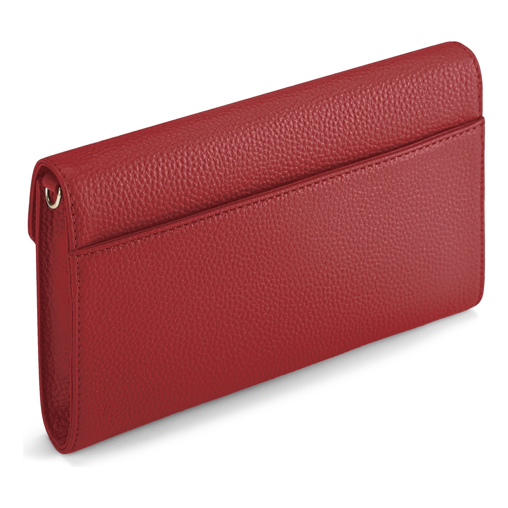 Lazarotti Clutch »Bologna Leather Clutch Umhängetasche Leder 23 cm«