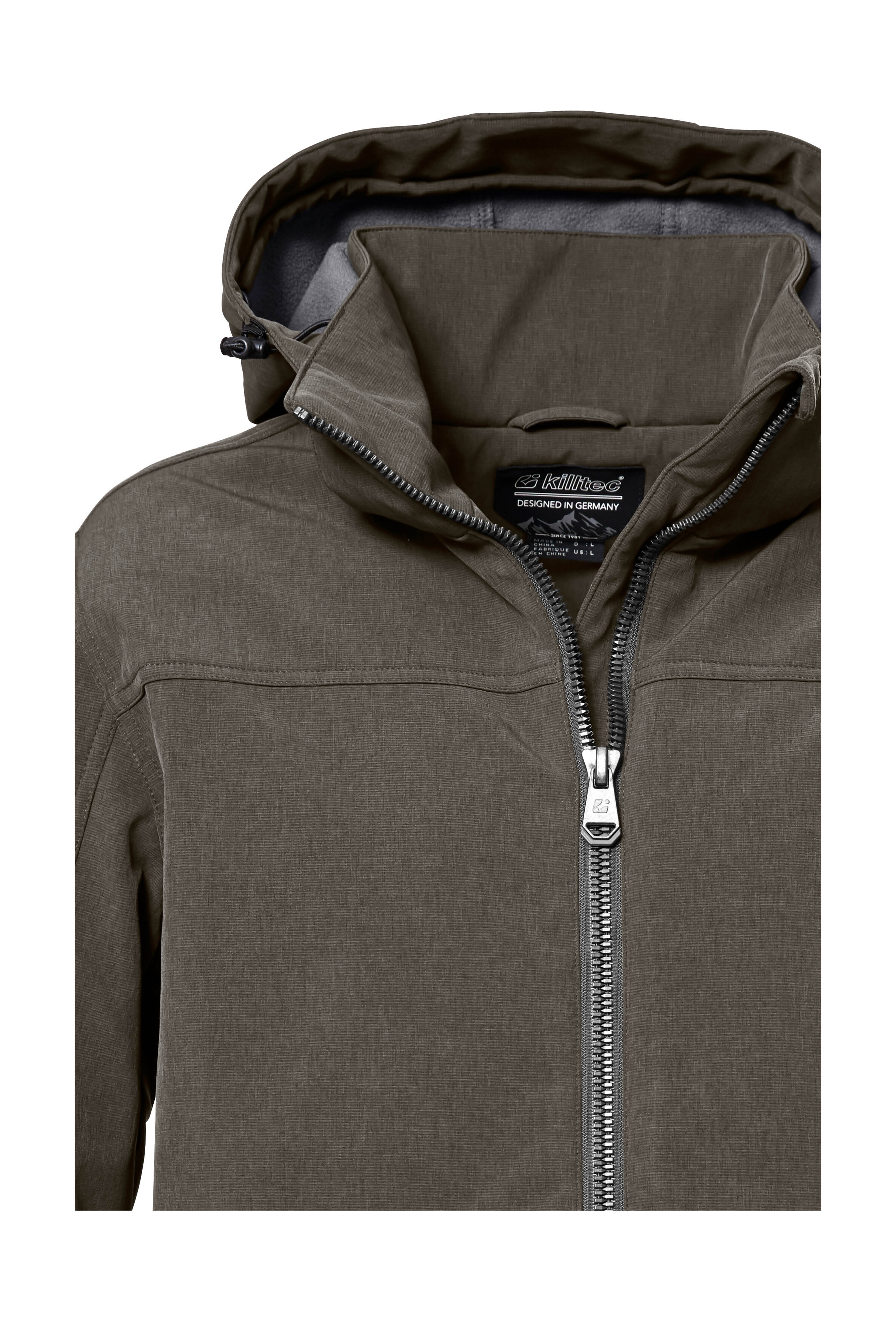Thumbnail - Killtec Softshelljacke "Herren Softshelljacke", Wasserabweisende Softshelljacke mit Fleece, abnehmbarer Kapuze