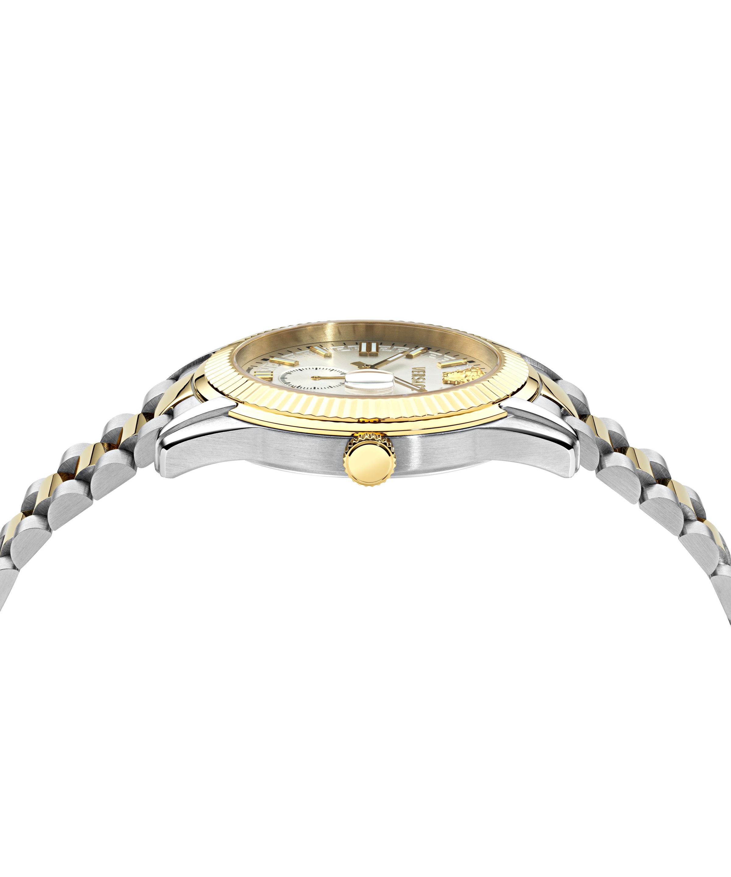 Versace Quarzuhr »APODIS« Armbanduhr, Herrenuhr, Swiss Made, Edelstahlarmband, analog, Tag