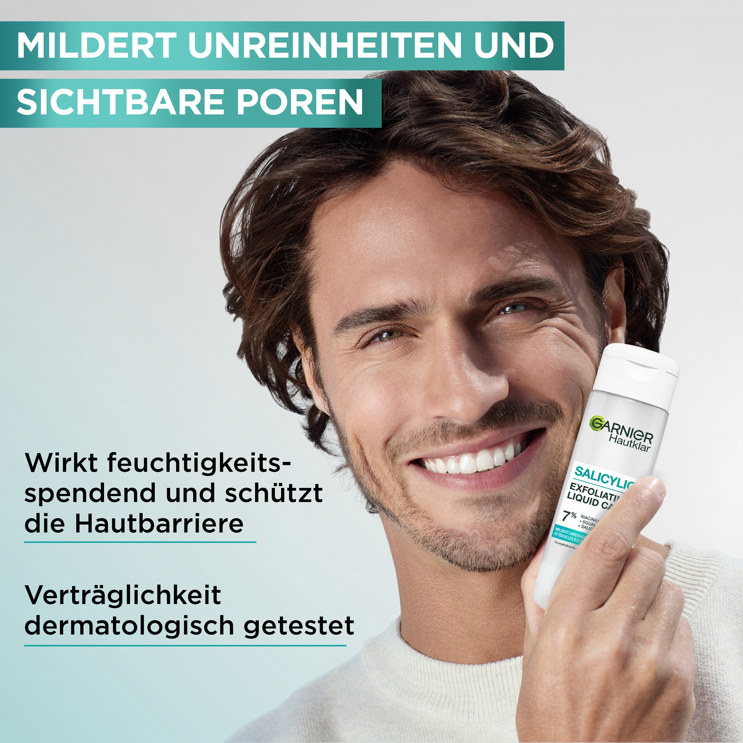 GARNIER Gesichtsfluid »Garnier Salicylic Exfoliating Liquid Care«