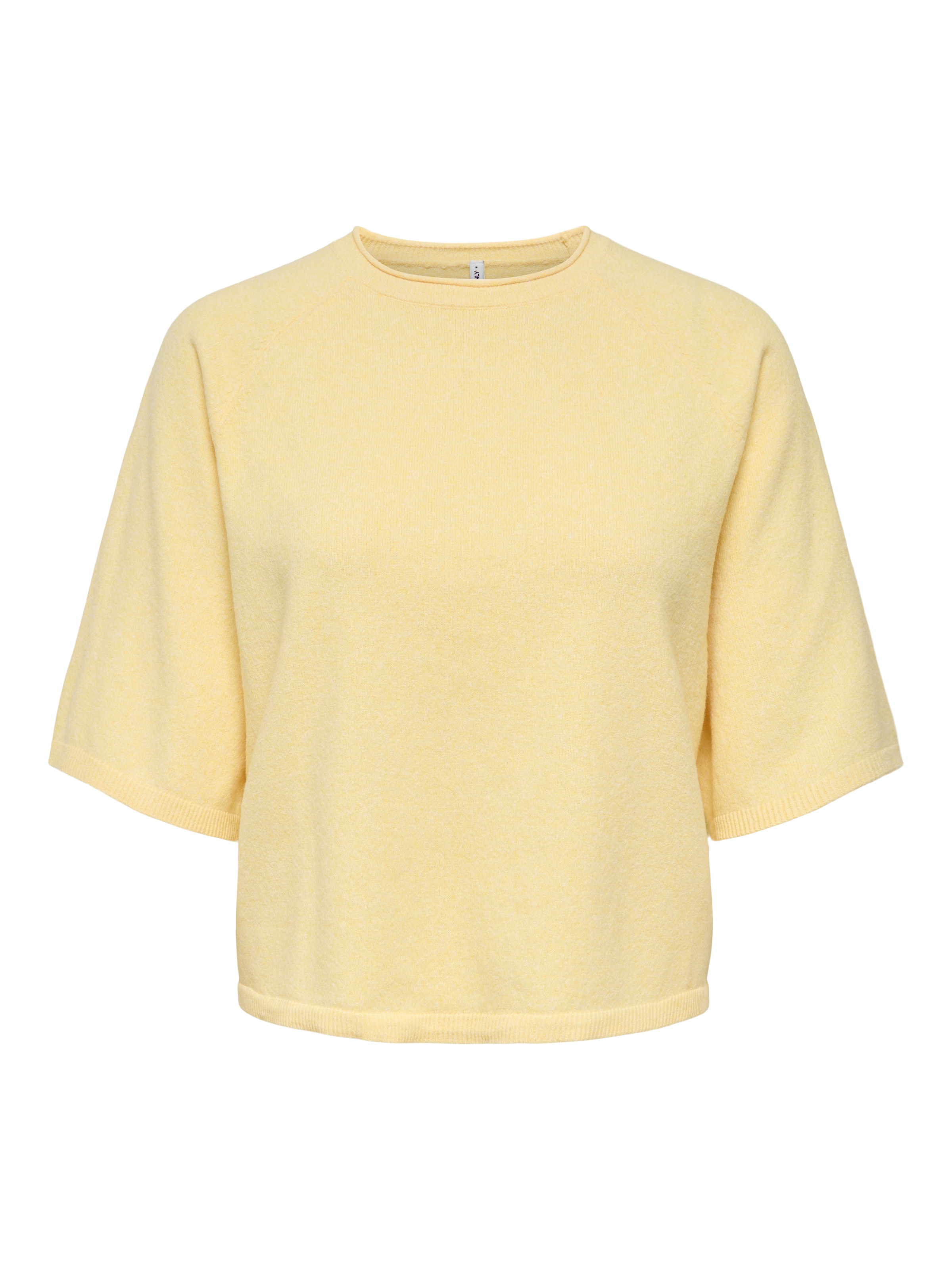 ONLY Rundhalspullover »ONLLOYAL 2/4 O-NECK KNT NOOS« mit Halbarm