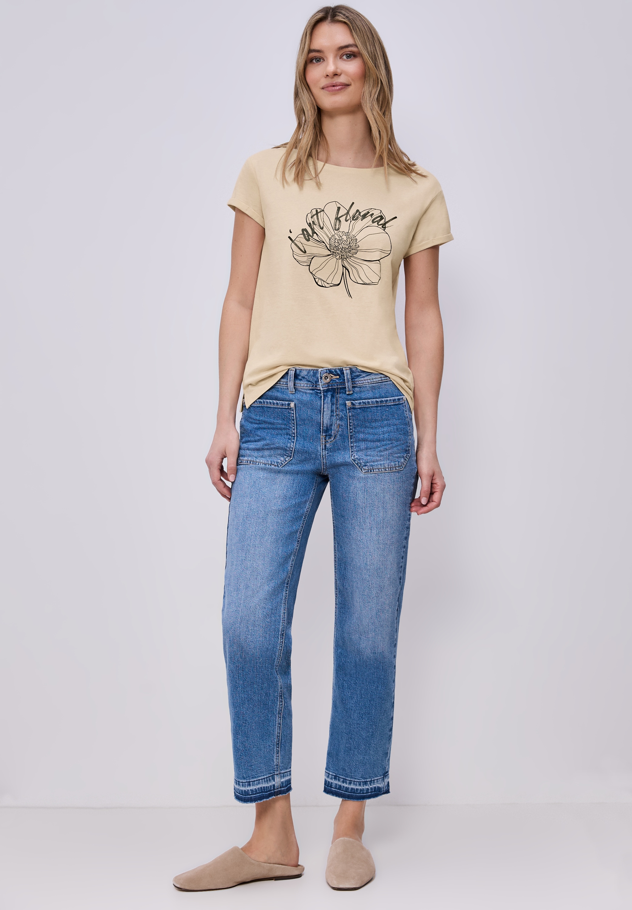 STREET ONE Print-Shirt aus reiner Baumwolle