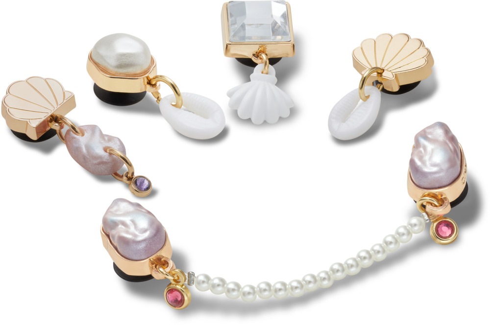 Crocs Schuhanstecker »Jibbitz™ Elevated Pearl«, Urlaubsfeeling mit Perlen Anstecker für Crocs
