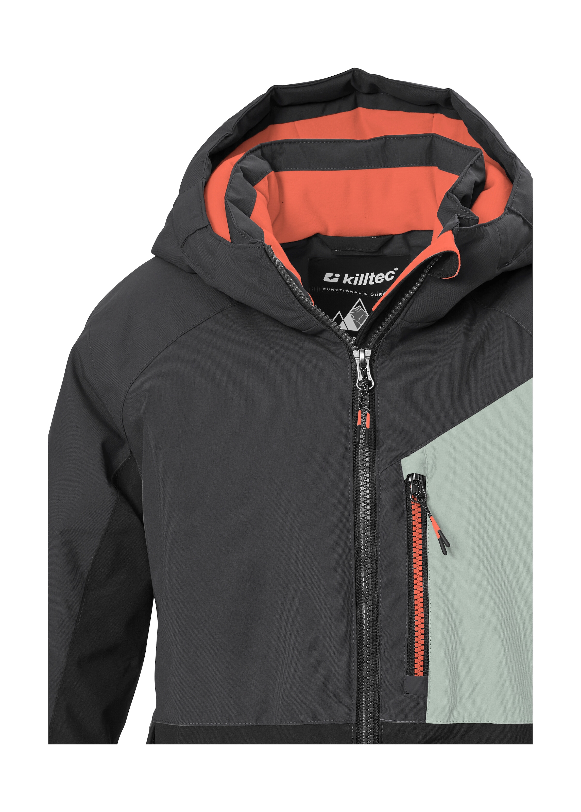 Killtec Skijacke »KSW 206 BYS SKI JCKT« Wind- und wasserdichte Kinderjacke, atmungsaktiv, verstellbar