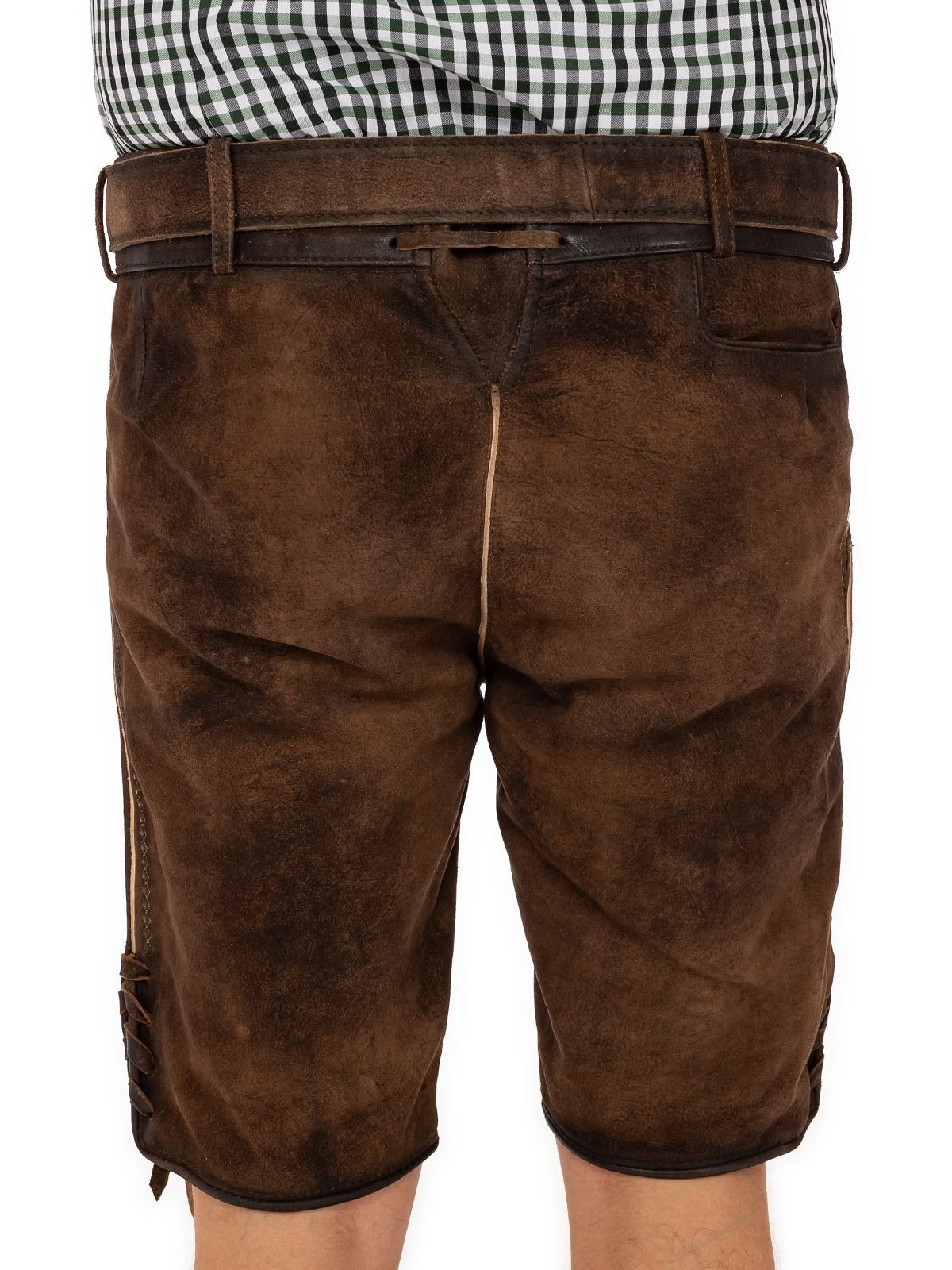 Gwandler Lederhose »Lederhose XAVER-gespeckt«