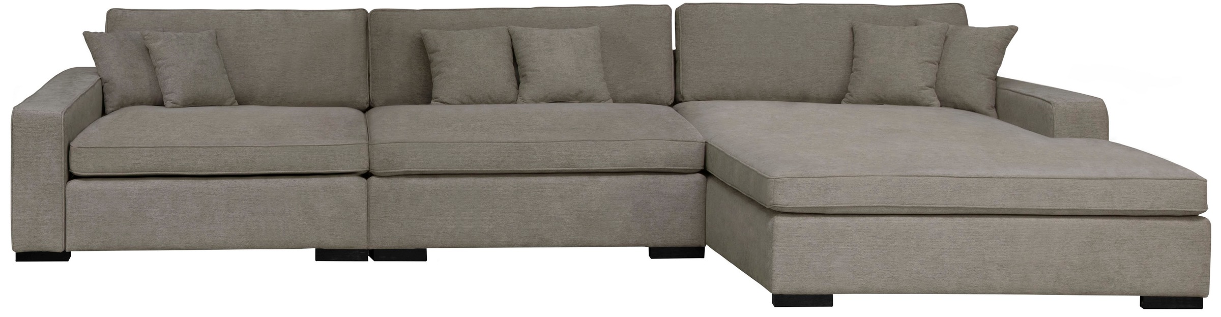 Home affaire Sofa-Eckelement "Skara XXL L-Form", Lounge-Sofa XXL mit Federk günstig online kaufen