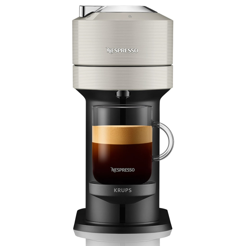 Nespresso Kapselmaschine »XN911B Vertuo Next Bundle von Krups«, inkl. Aerroccino Milchaufschäumer, Willkommenspaket mit 12 Kapseln