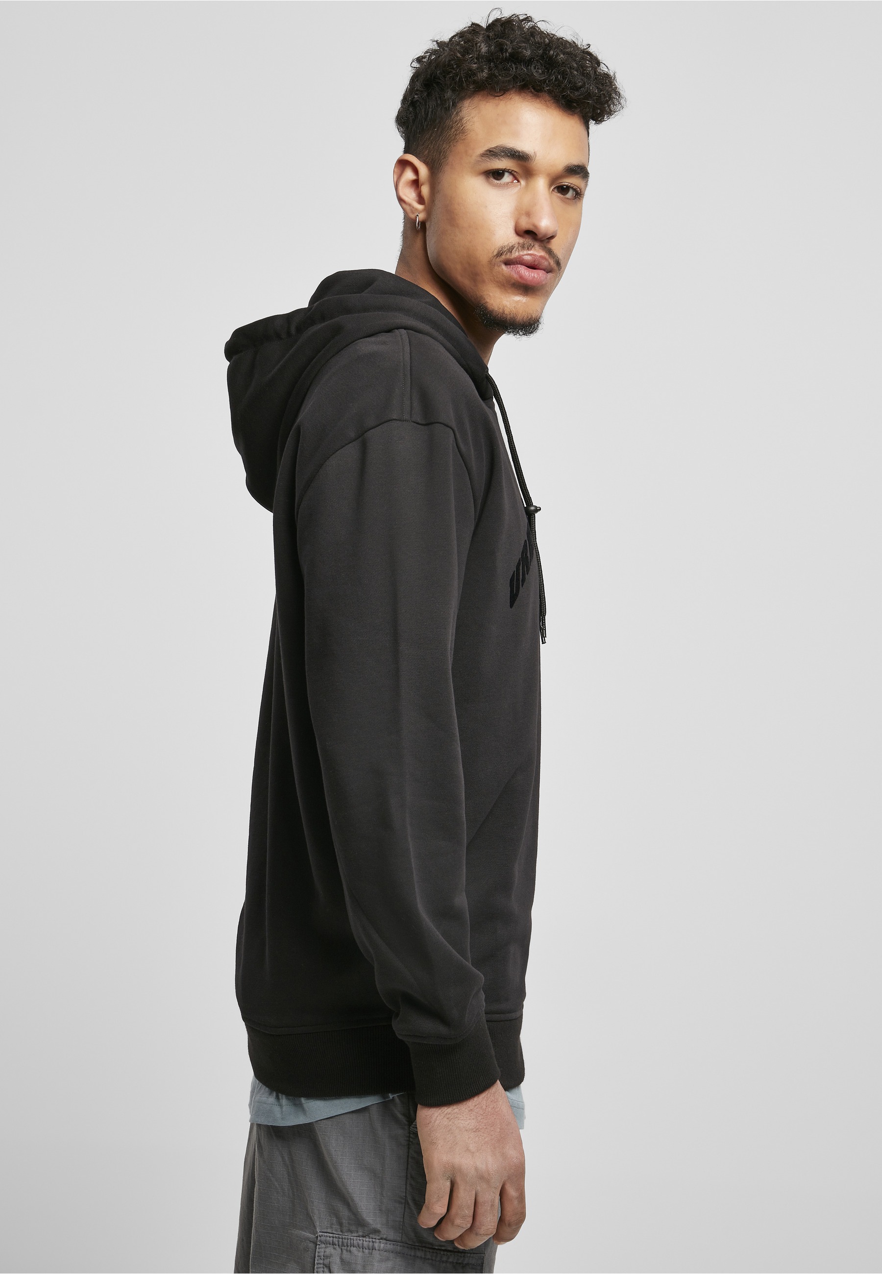 URBAN CLASSICS Rundhalspullover »Urban Classics Herren Gate Hoody« 1 Stk.