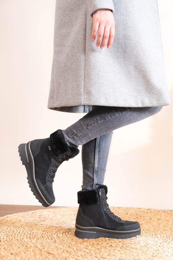 Remonte Winterstiefelette »FIBER GRIP«, Winterboots, Outdoorboots mit wasserabweisender TEX-Membran