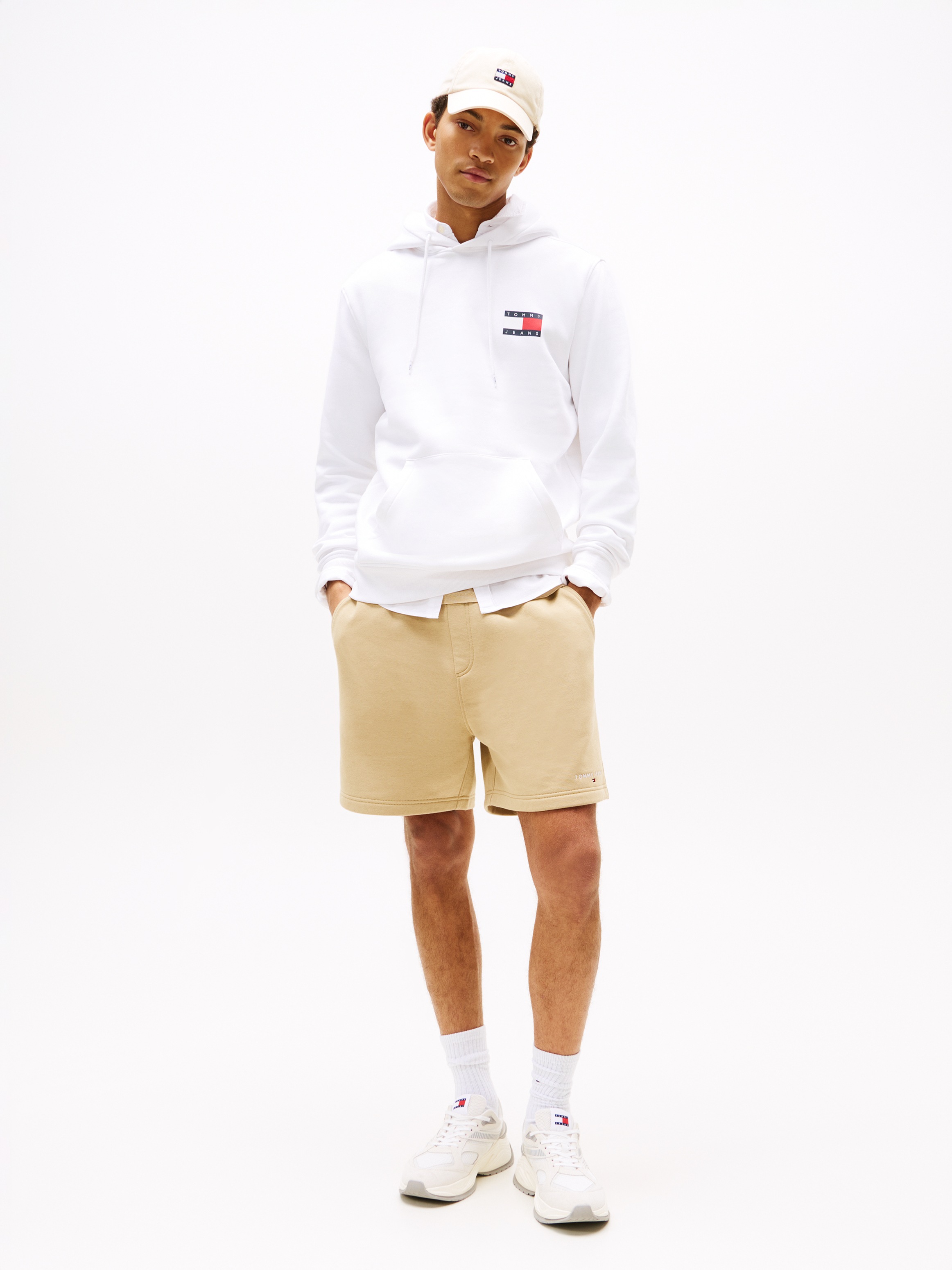 Tommy Jeans Sweat à Capuche Dm0dm20738 White S Homme 5