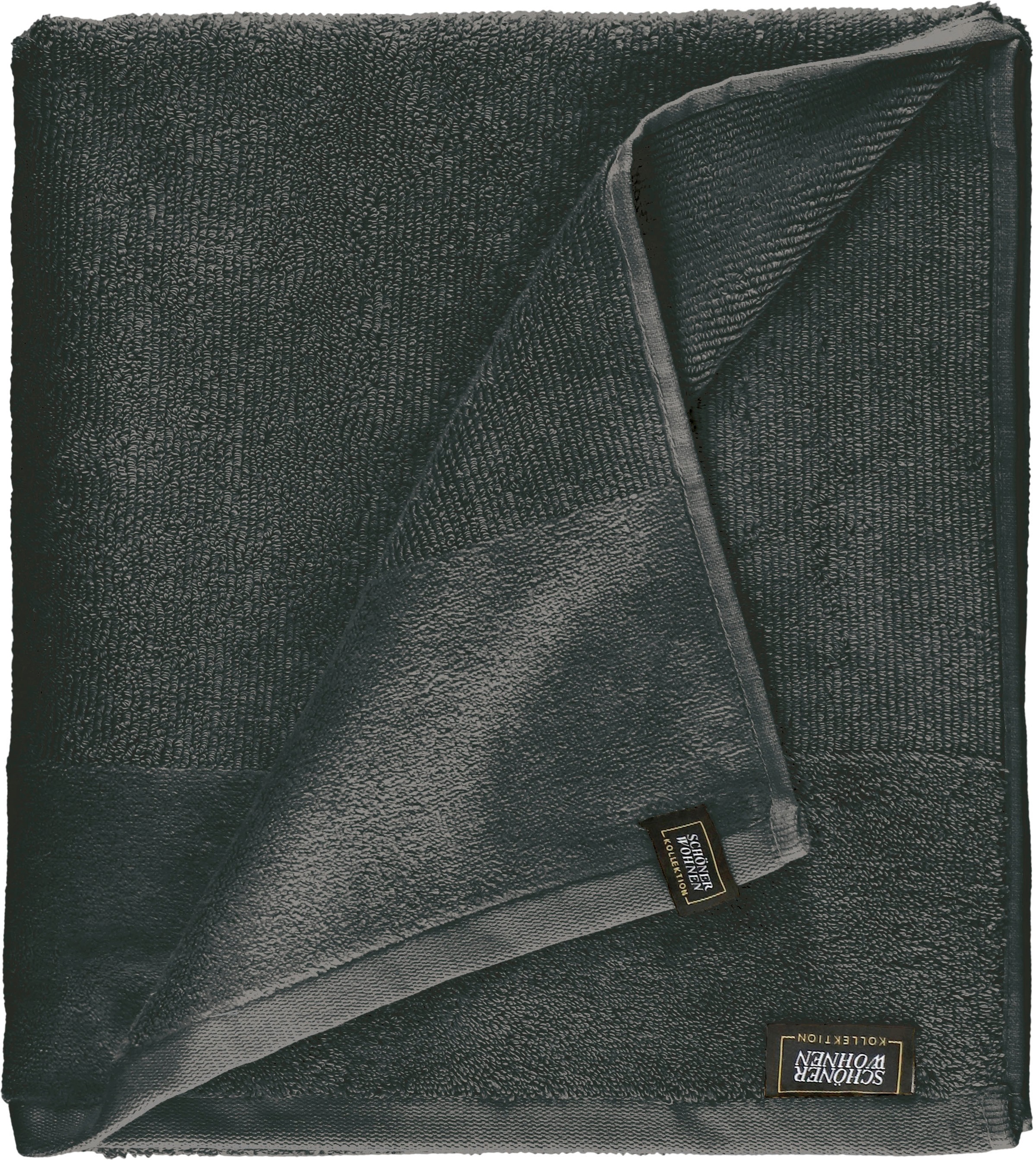 SCHÖNER WOHNEN-Kollektion Badetuch "Sense" mit Velourborte, hautschmeicheln günstig online kaufen