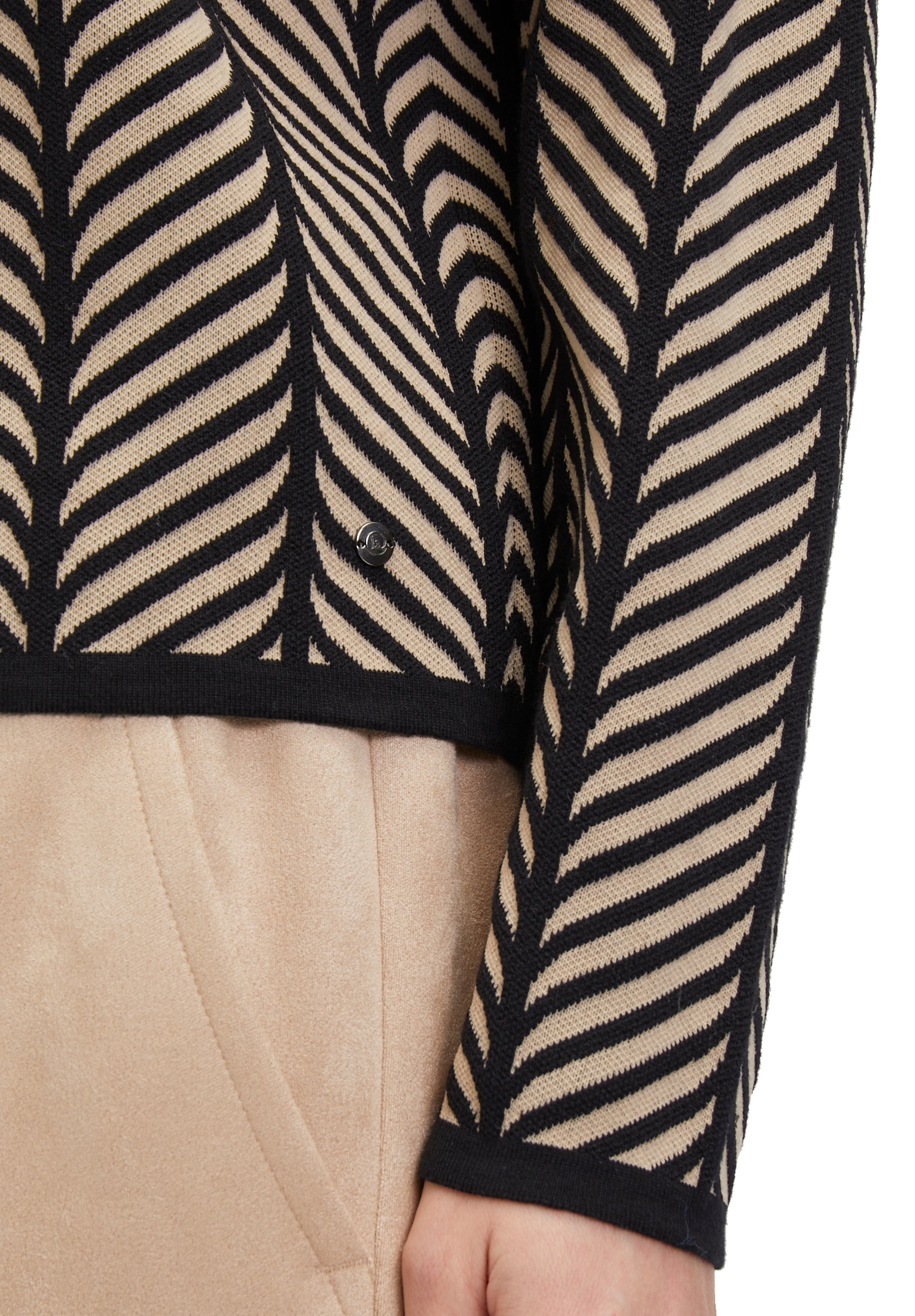 Betty&Co Strickpullover »Betty & Co Damen Strickpullover mit Jacquard«, (1 tlg.), Jacquard